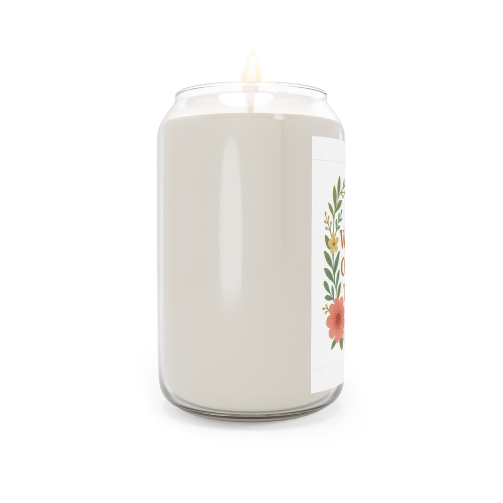 Scented Candle — "I Am Worthy of Good Things" Soy Candle, 13.75oz