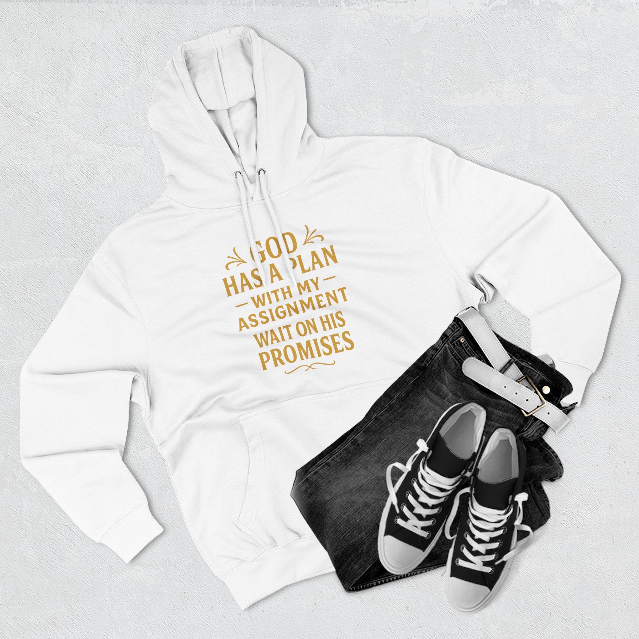 God Has A Plan Hoodie - Christian Inspirational Faith Motivational Pullover