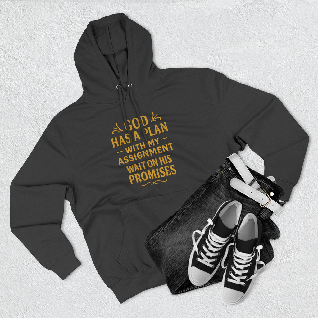 God Has A Plan Hoodie - Christian Inspirational Faith Motivational Pullover