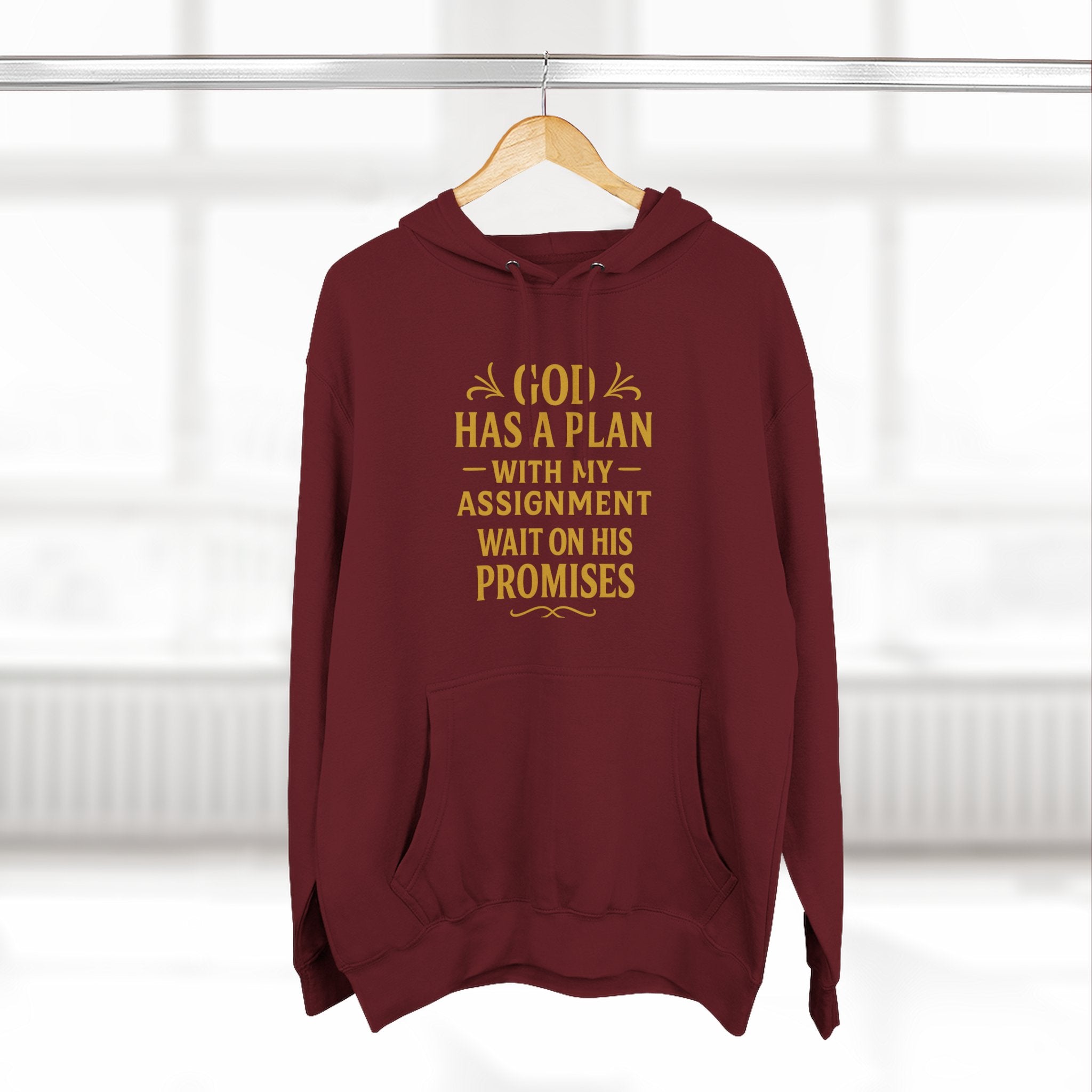 God Has A Plan Hoodie - Christian Inspirational Faith Motivational Pullover