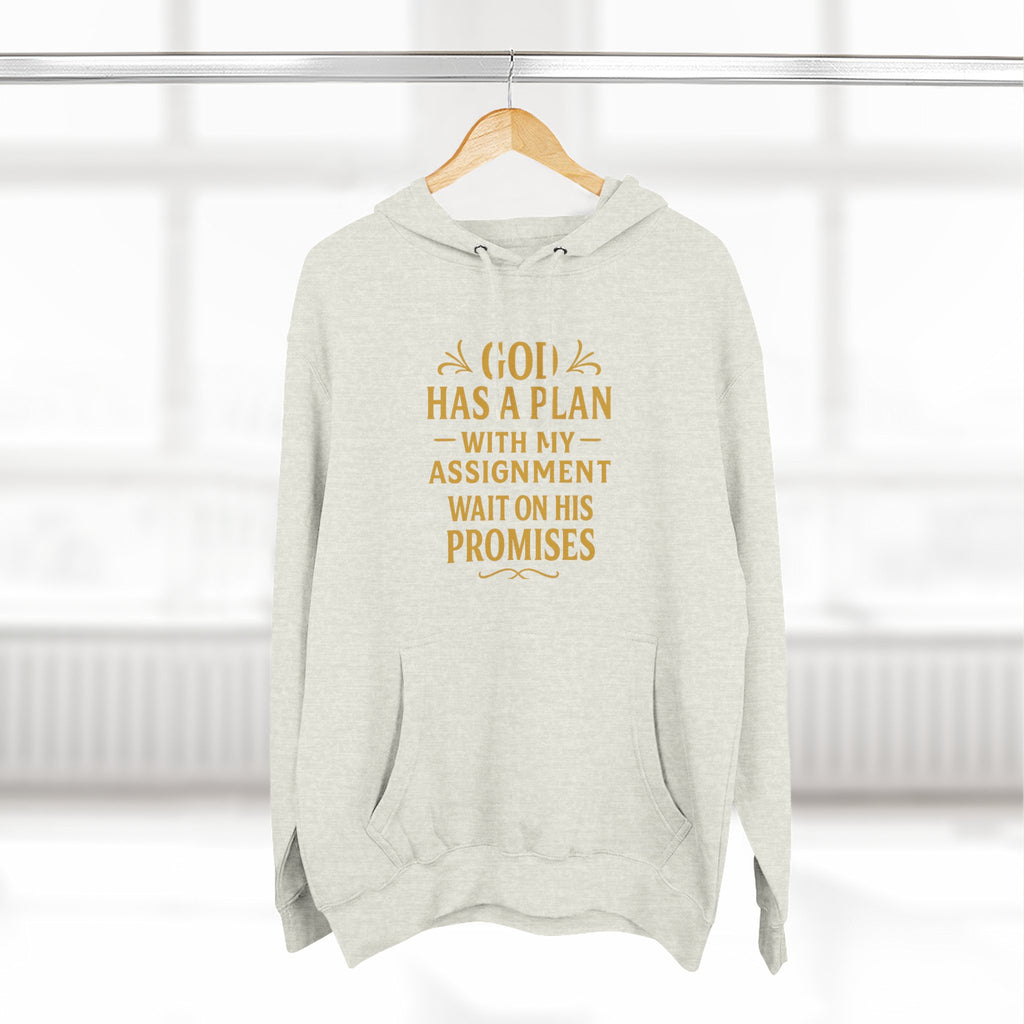 God Has A Plan Hoodie - Christian Inspirational Faith Motivational Pullover