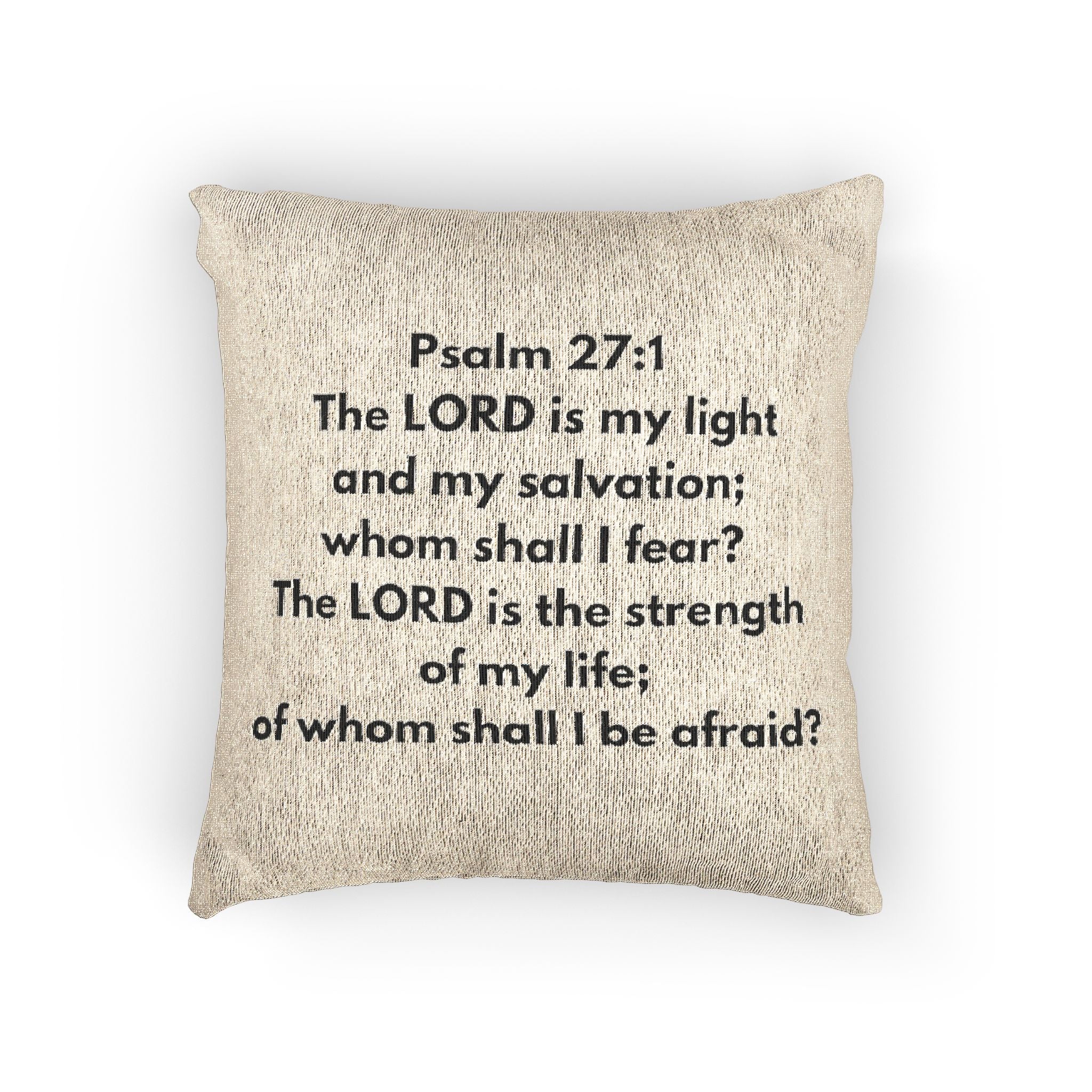Woven Pillow- Artwork Motivational Inspires Comfort