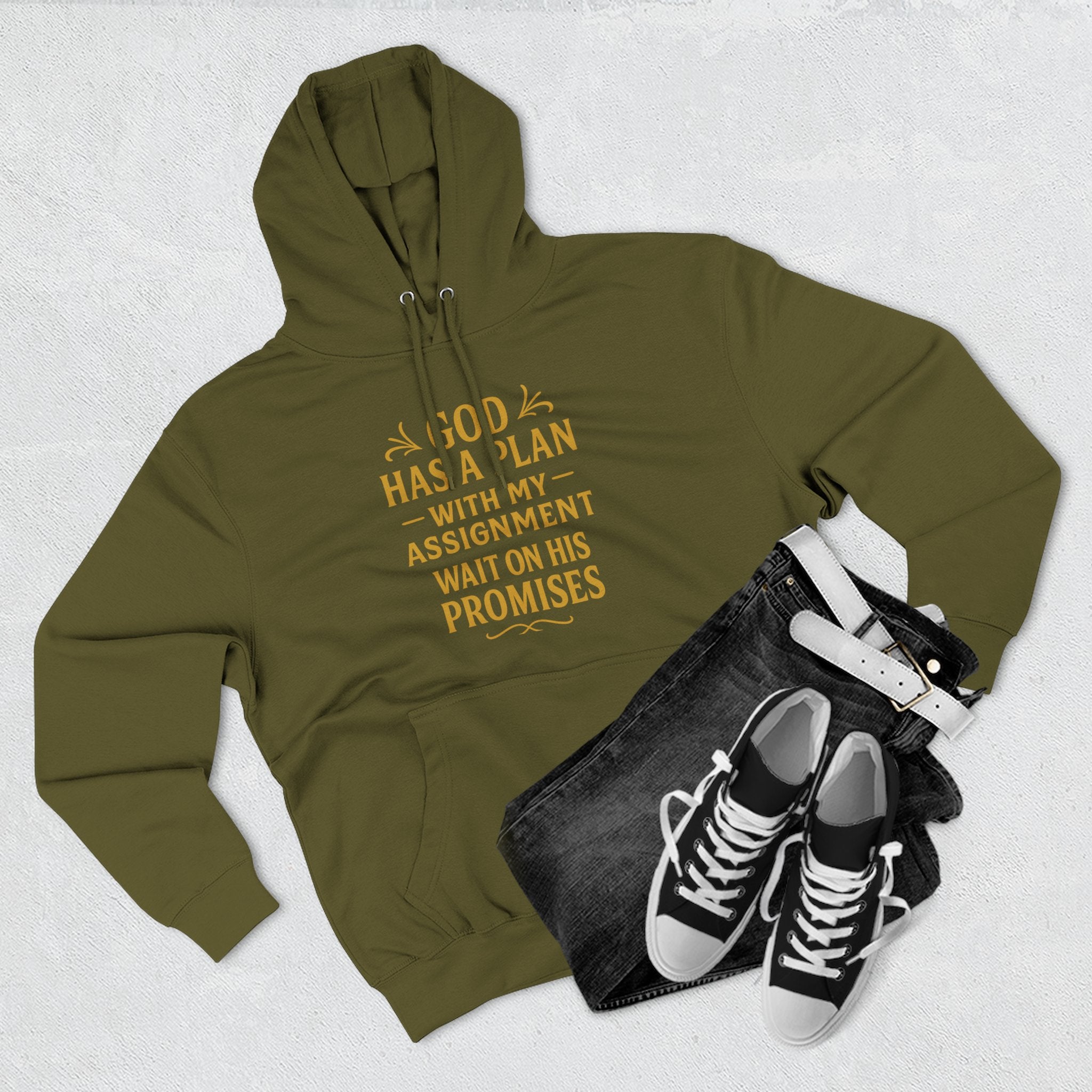 God Has A Plan Hoodie - Christian Inspirational Faith Motivational Pullover