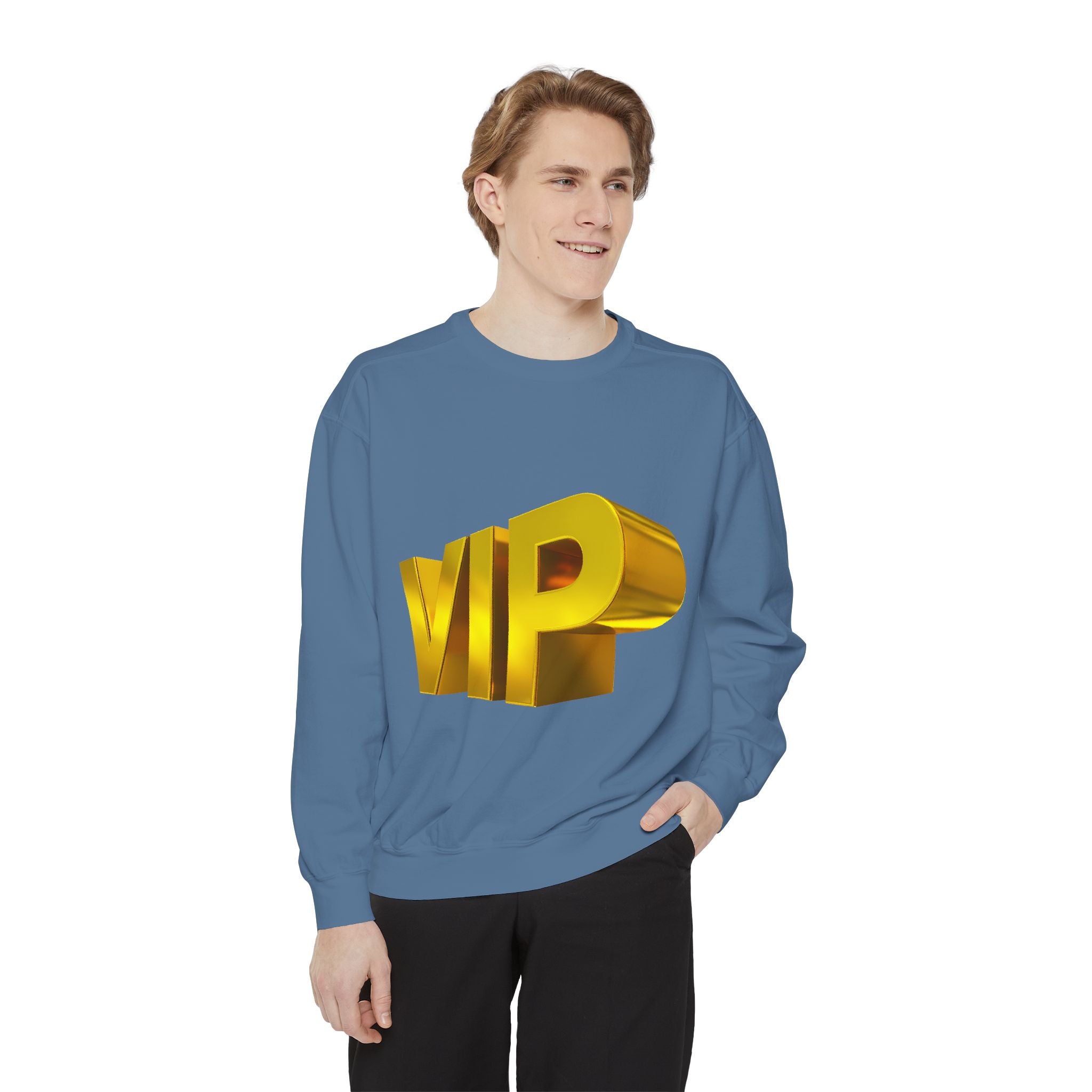 VIP Gold 3D Sweatshirt – Premium Statement Crewneck
