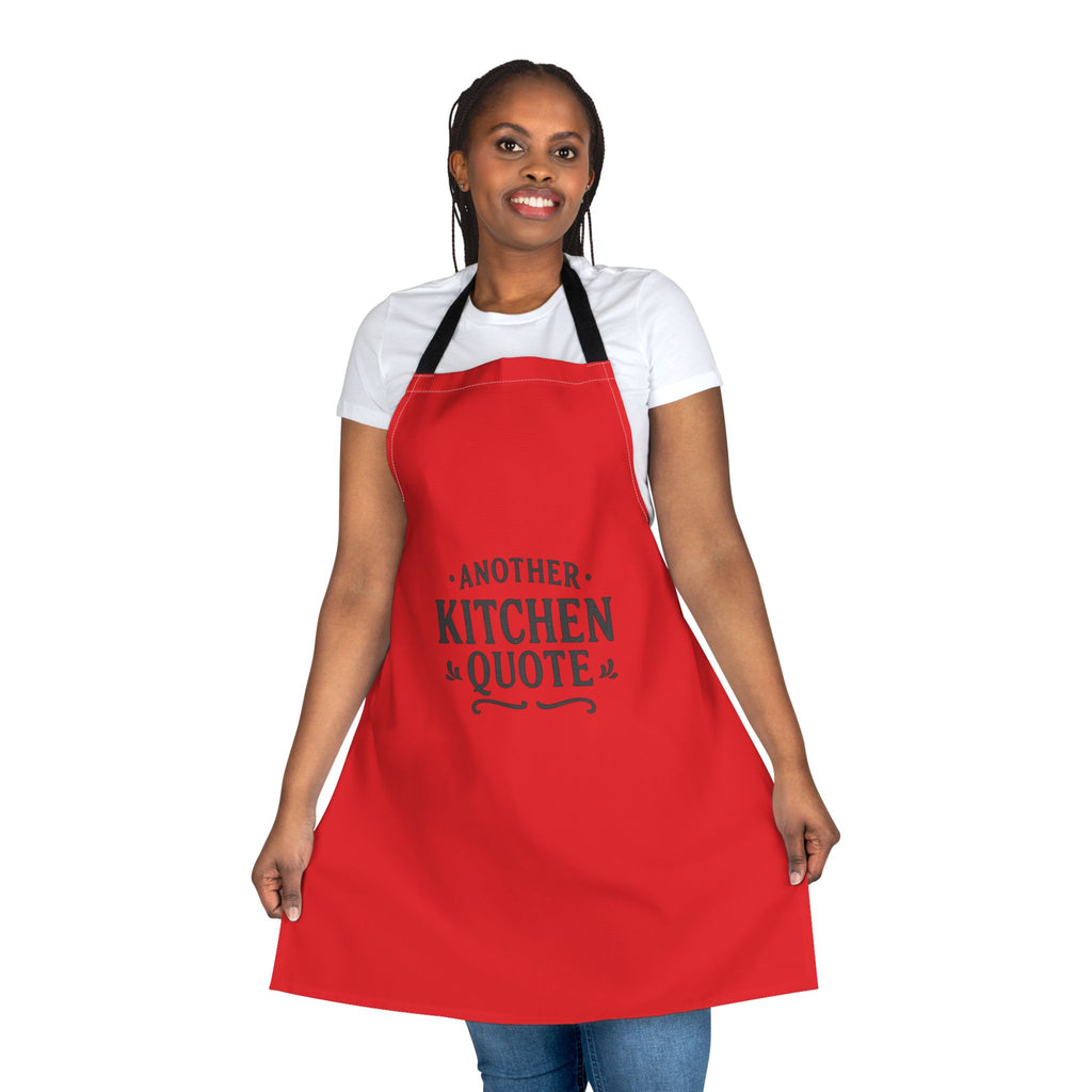 Funny Kitchen Quote Apron – Classic Chef Apron with Humorous Text