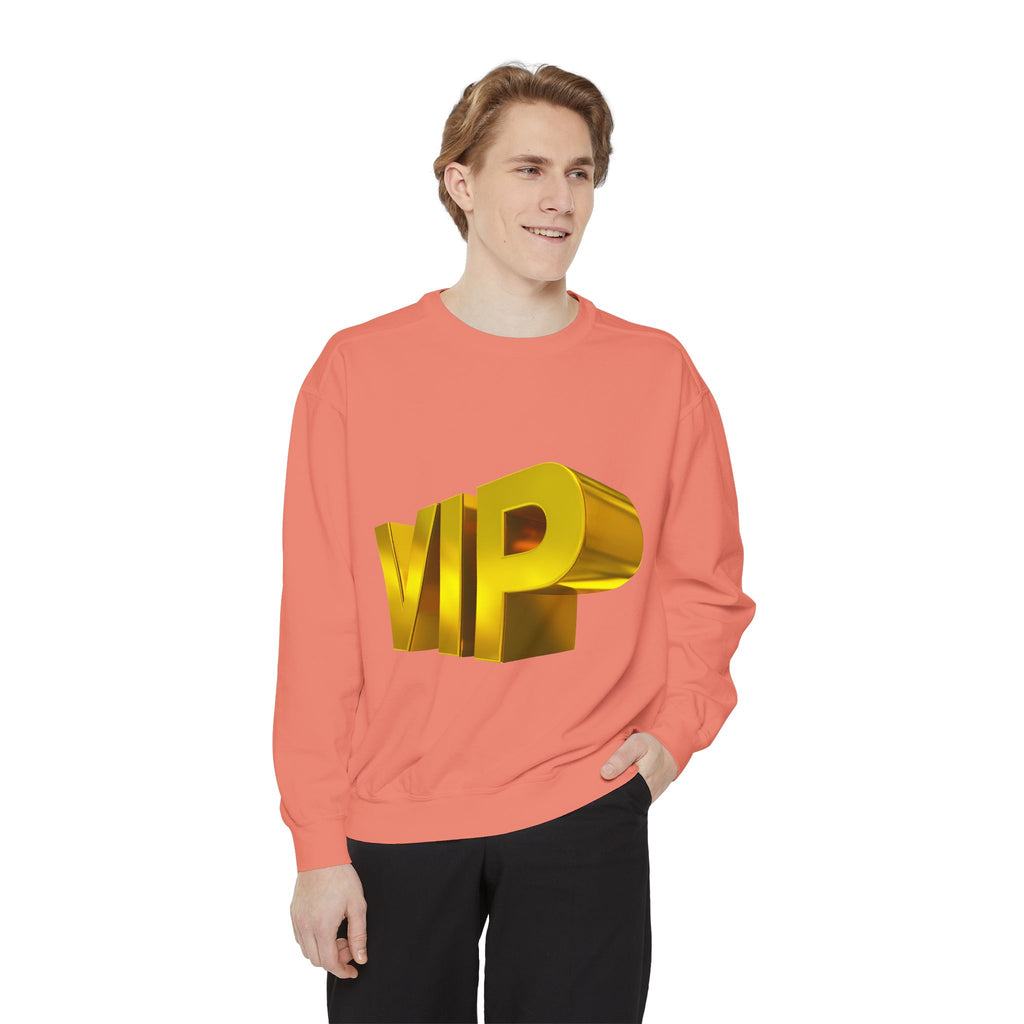 VIP Gold 3D Sweatshirt – Premium Statement Crewneck