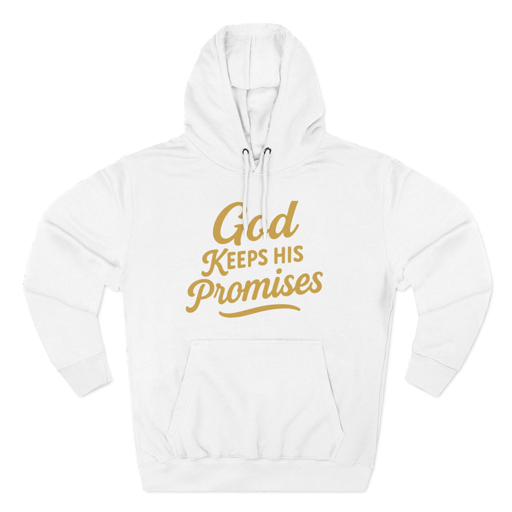 Hoodie — "God Keeps His Promises" Inspirational Christian Pullover