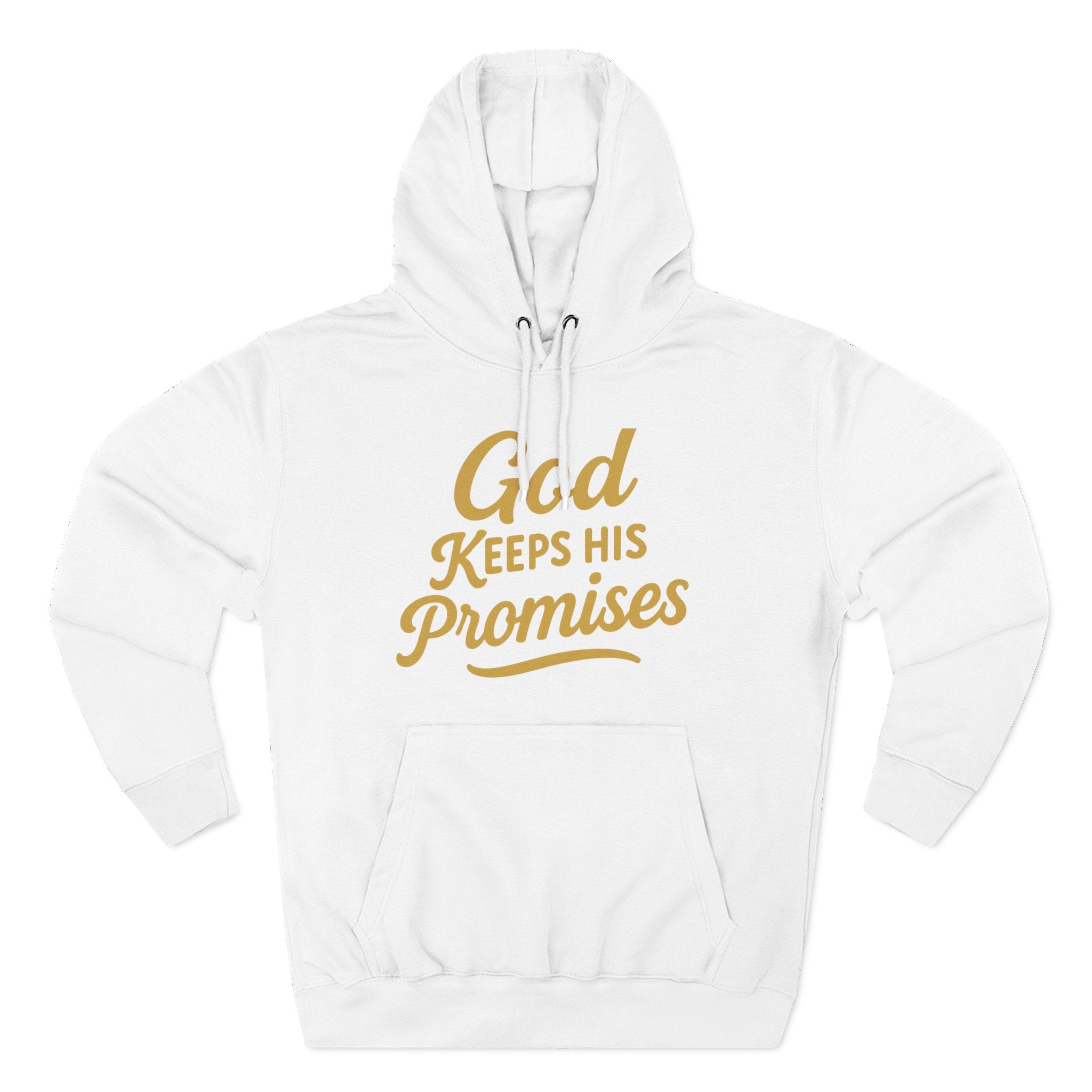 Hoodie — "God Keeps His Promises" Inspirational Christian Pullover