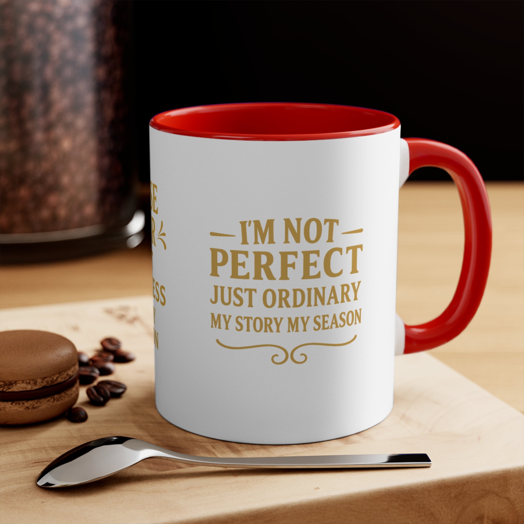 Inspirational Faith Mug — "Promise Keeper, Trust the Process" Accent Coffee Cup