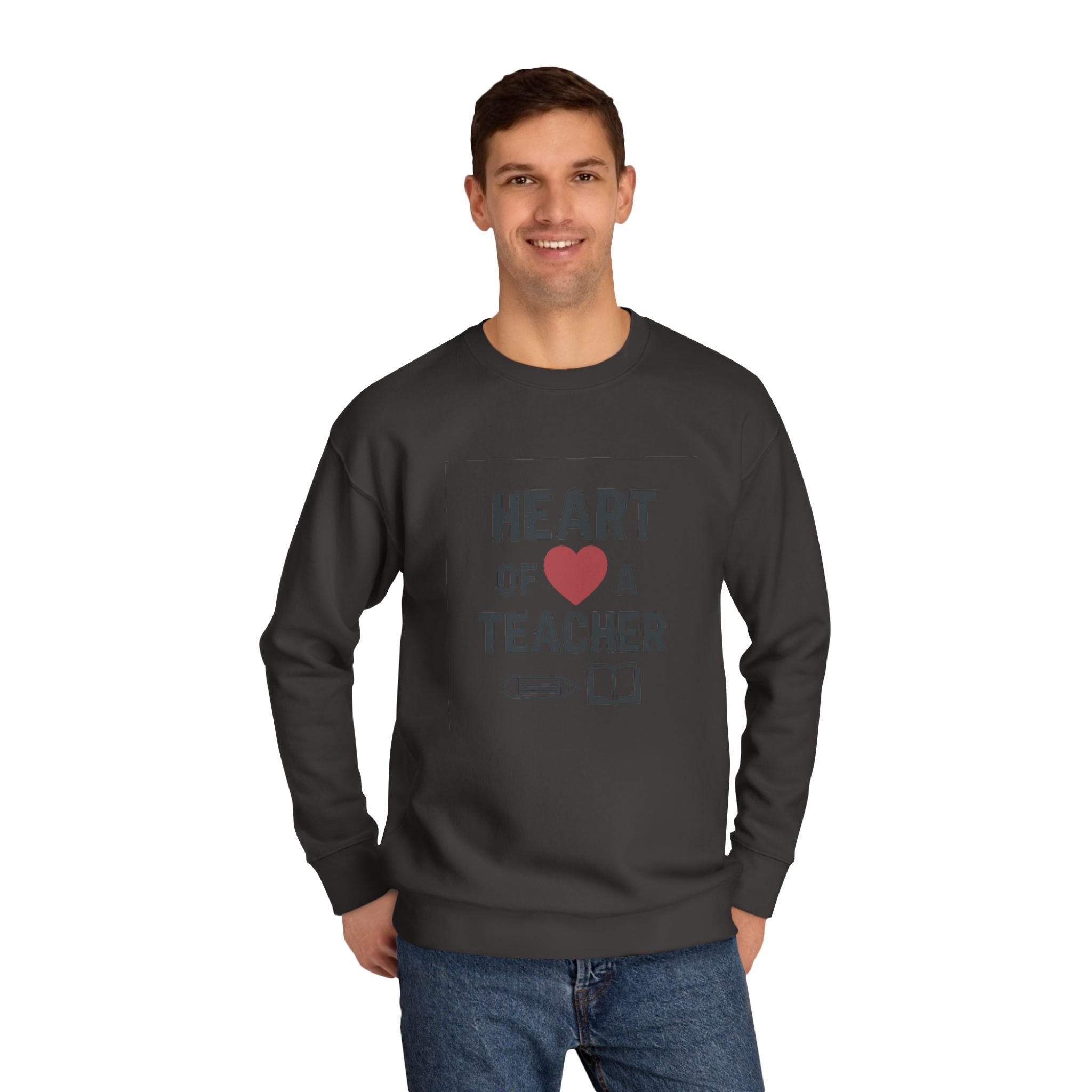 Heart of a Teacher – Inspirational Teacher Sweatshirt