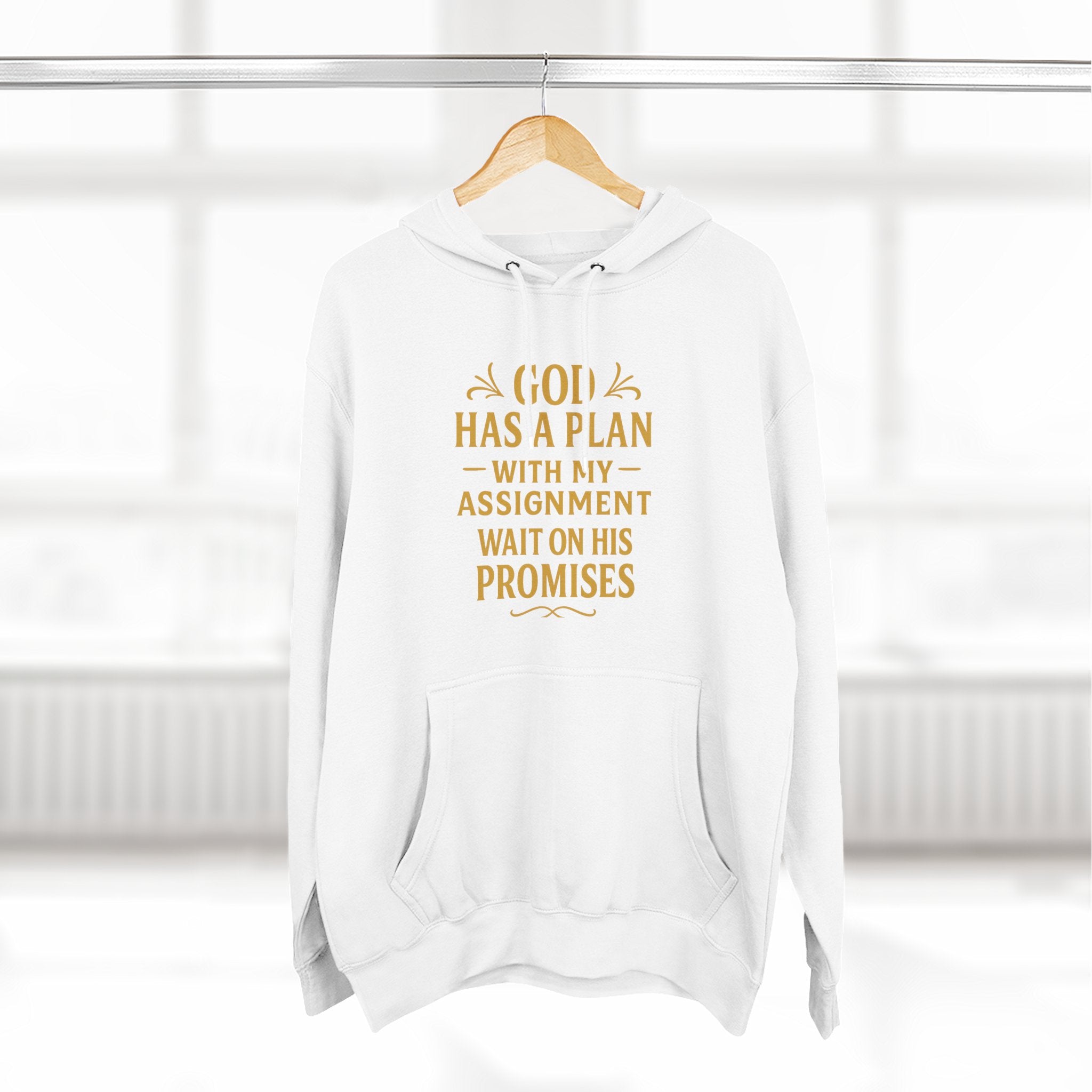 God Has A Plan Hoodie - Christian Inspirational Faith Motivational Pullover