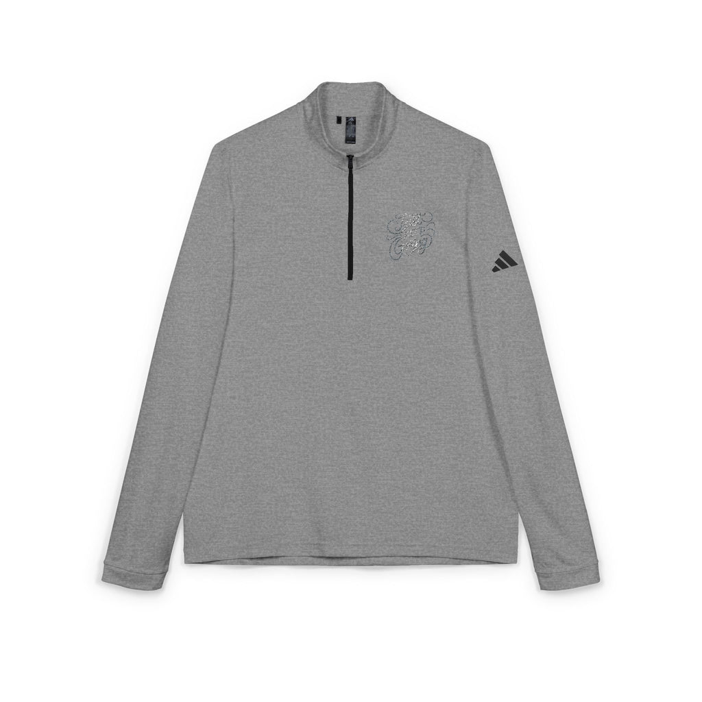 Embroidered Quarter-Zip Pullover – Adidas® Performance Top | Premium Comfort