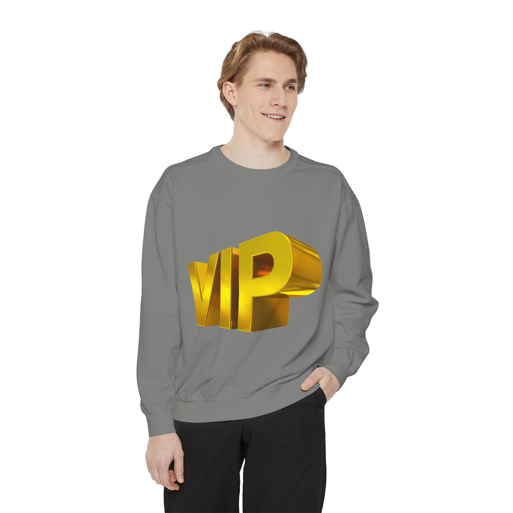VIP Gold 3D Sweatshirt – Premium Statement Crewneck