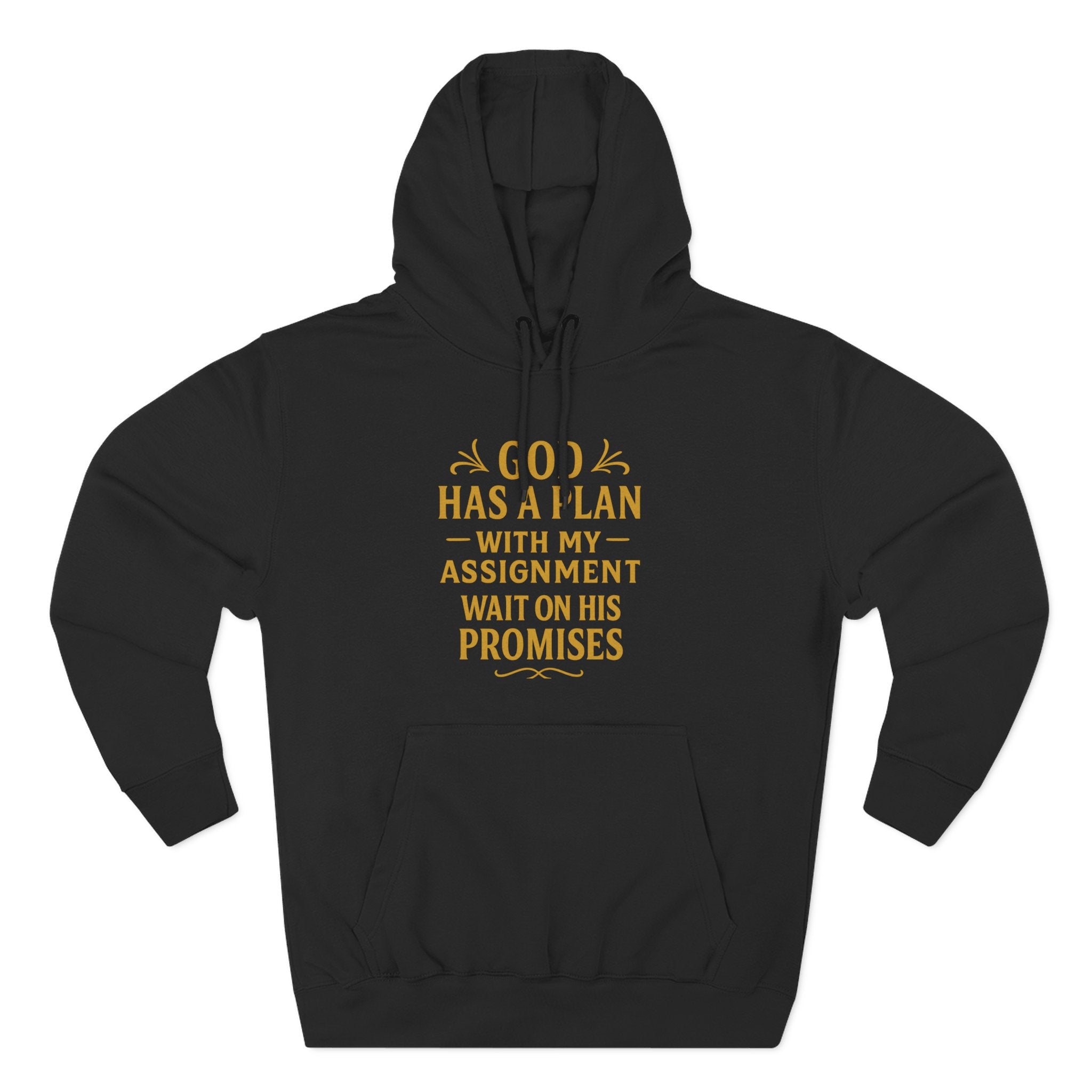 God Has A Plan Hoodie - Christian Inspirational Faith Motivational Pullover