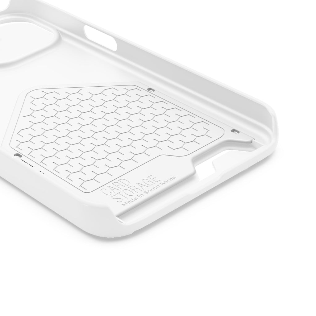 Phone Case with Card Holder — "I'm Not Perfect Just Ordinary" Motivational Wallet Case