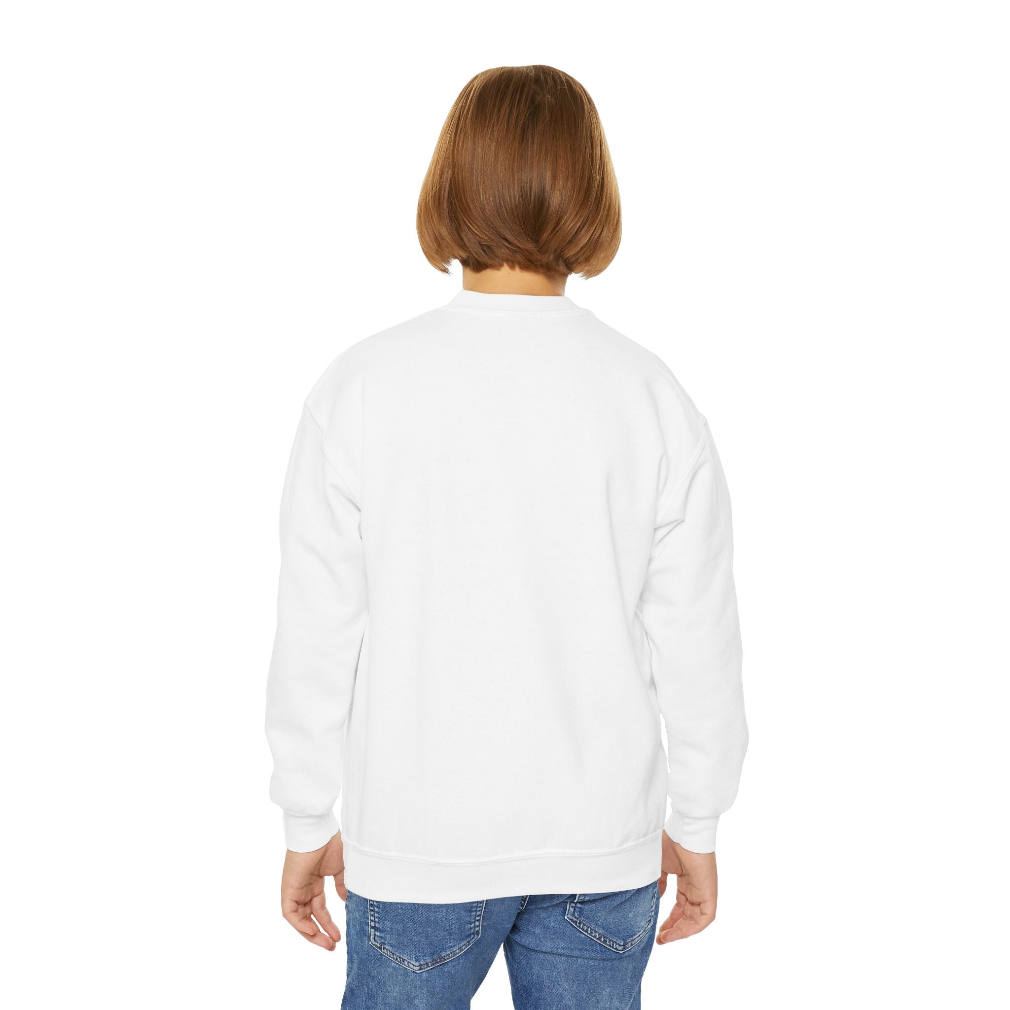 Youth Crewneck Sweatshirt - "I Am Worthy, I Am Enough, I Am Blessed" Inspirational Affirmation