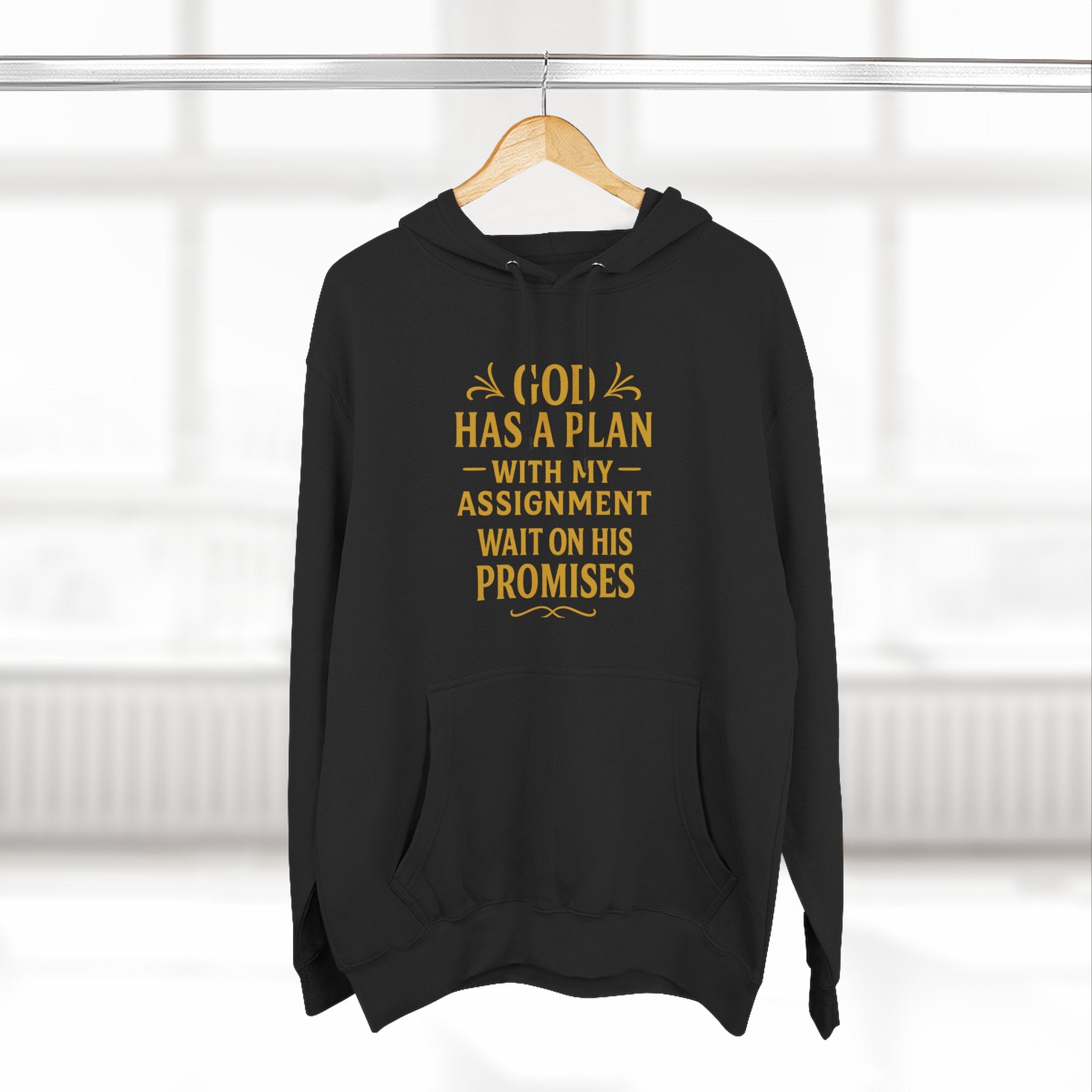 God Has A Plan Hoodie - Christian Inspirational Faith Motivational Pullover