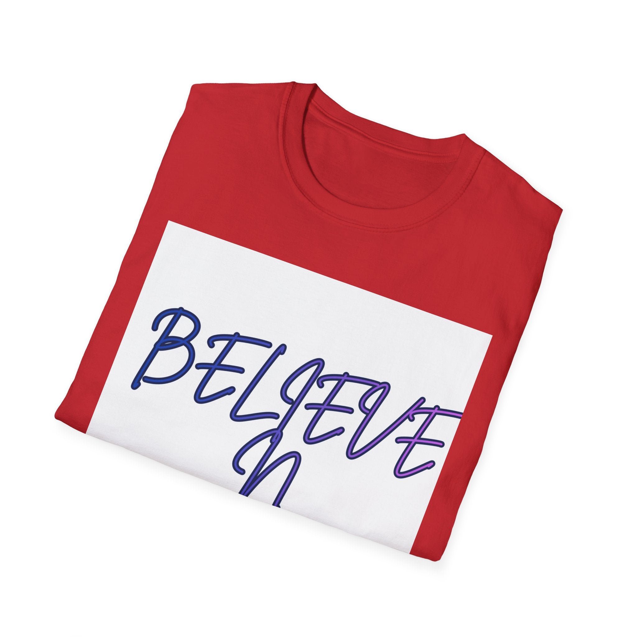 Unisex Softstyle T-Shirt- Believe N Yuself