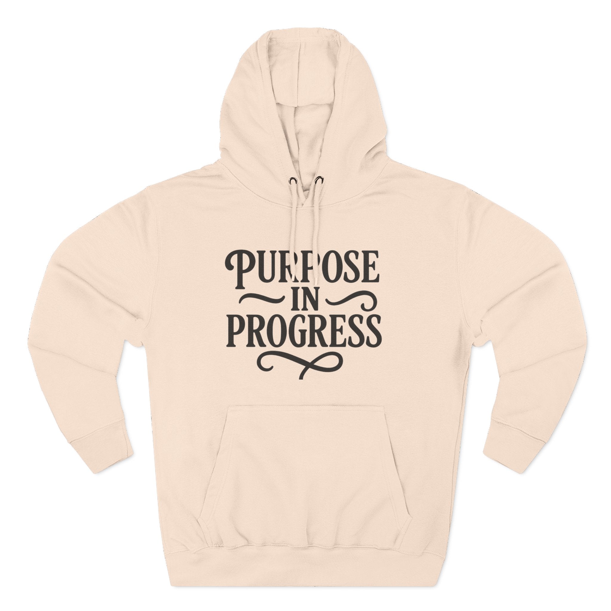 Purpose In Progress Hoodie — Inspirational Motivational Pullover