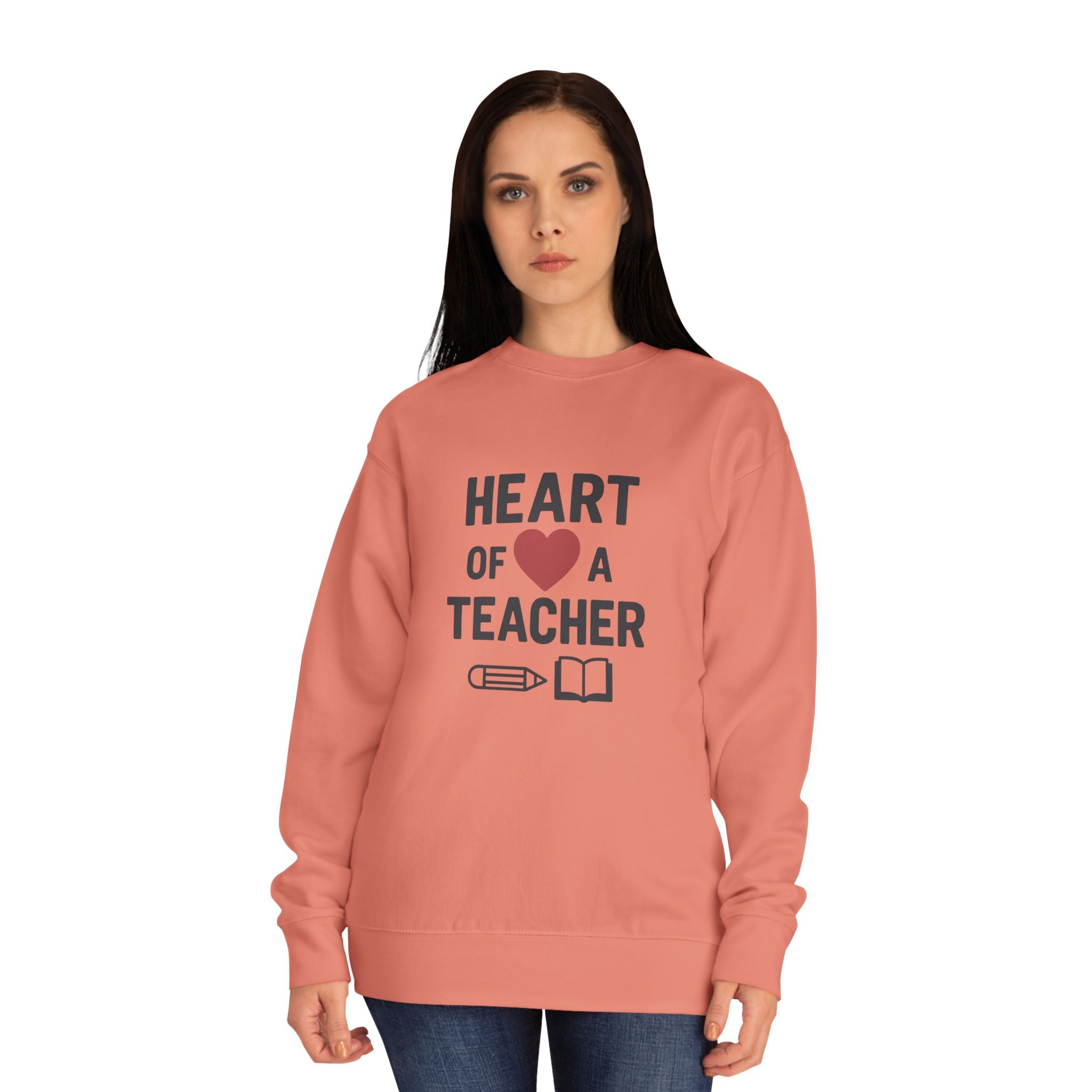 Heart of a Teacher – Inspirational Teacher Sweatshirt