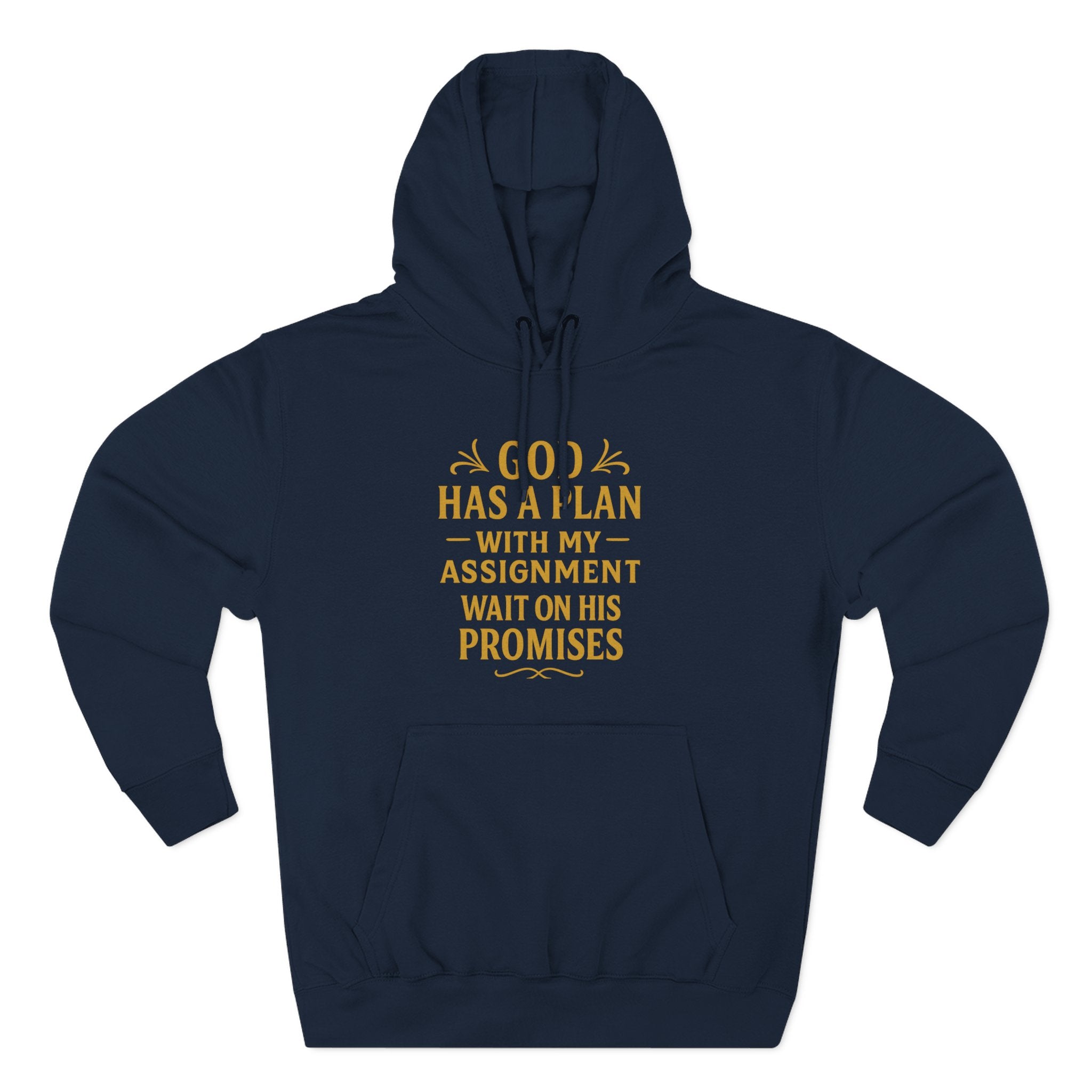 God Has A Plan Hoodie - Christian Inspirational Faith Motivational Pullover