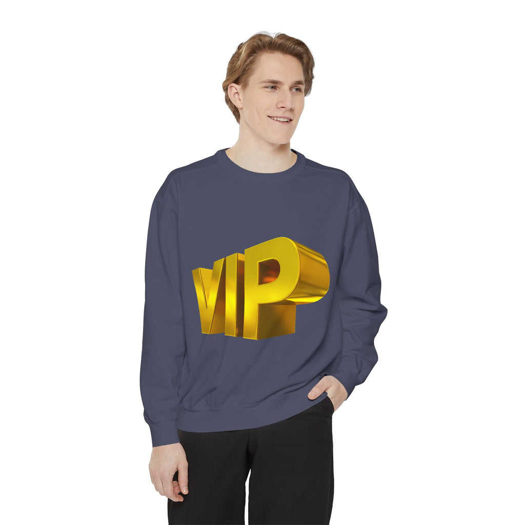 VIP Gold 3D Sweatshirt – Premium Statement Crewneck