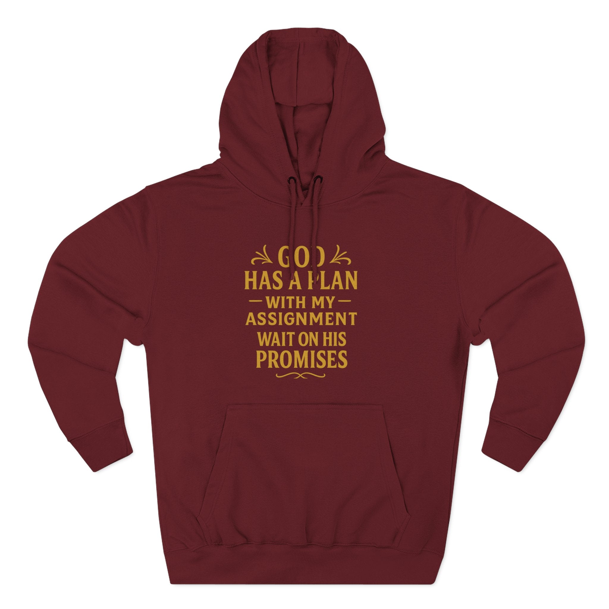 God Has A Plan Hoodie - Christian Inspirational Faith Motivational Pullover