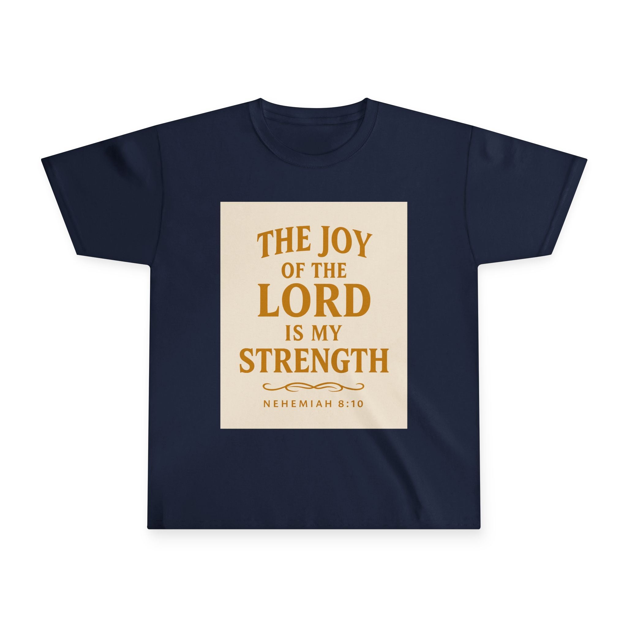 Youth Tee — "The Joy of the Lord Is My Strength" Inspirational Bible Verse Shirt