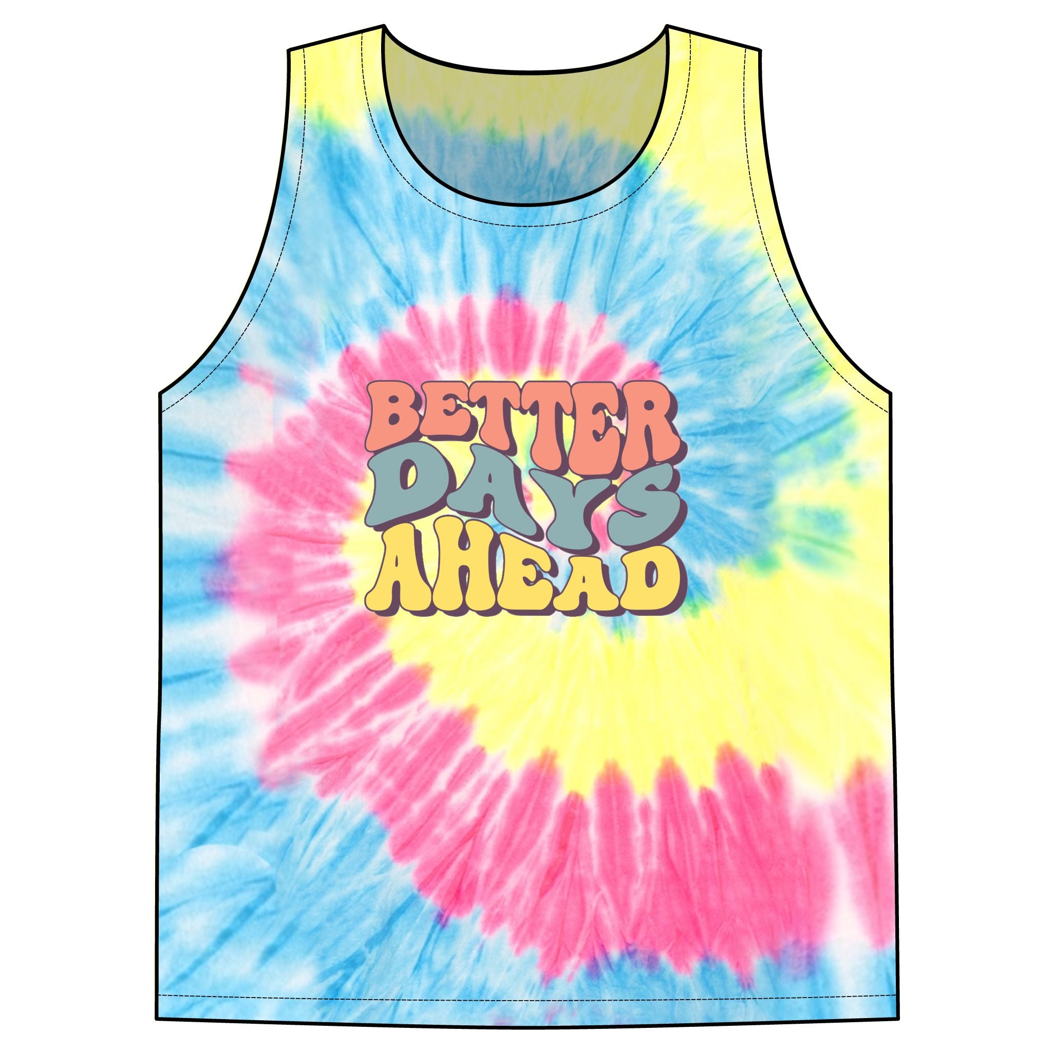 Unisex Tie-Dye Tank Top