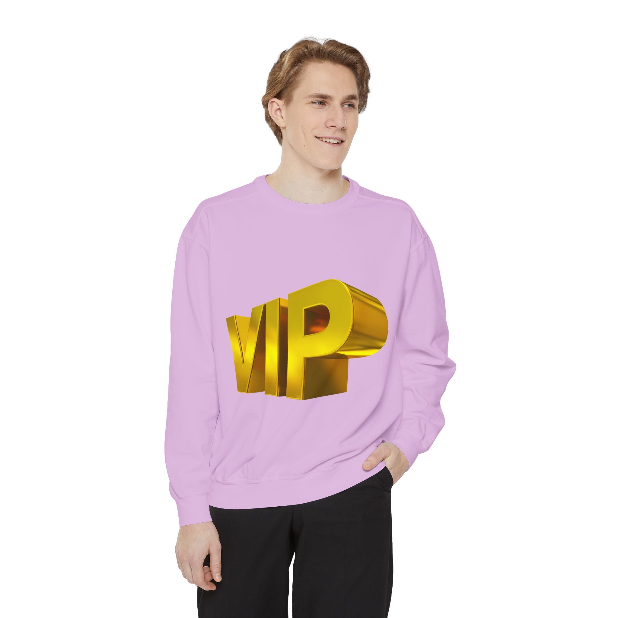 VIP Gold 3D Sweatshirt – Premium Statement Crewneck