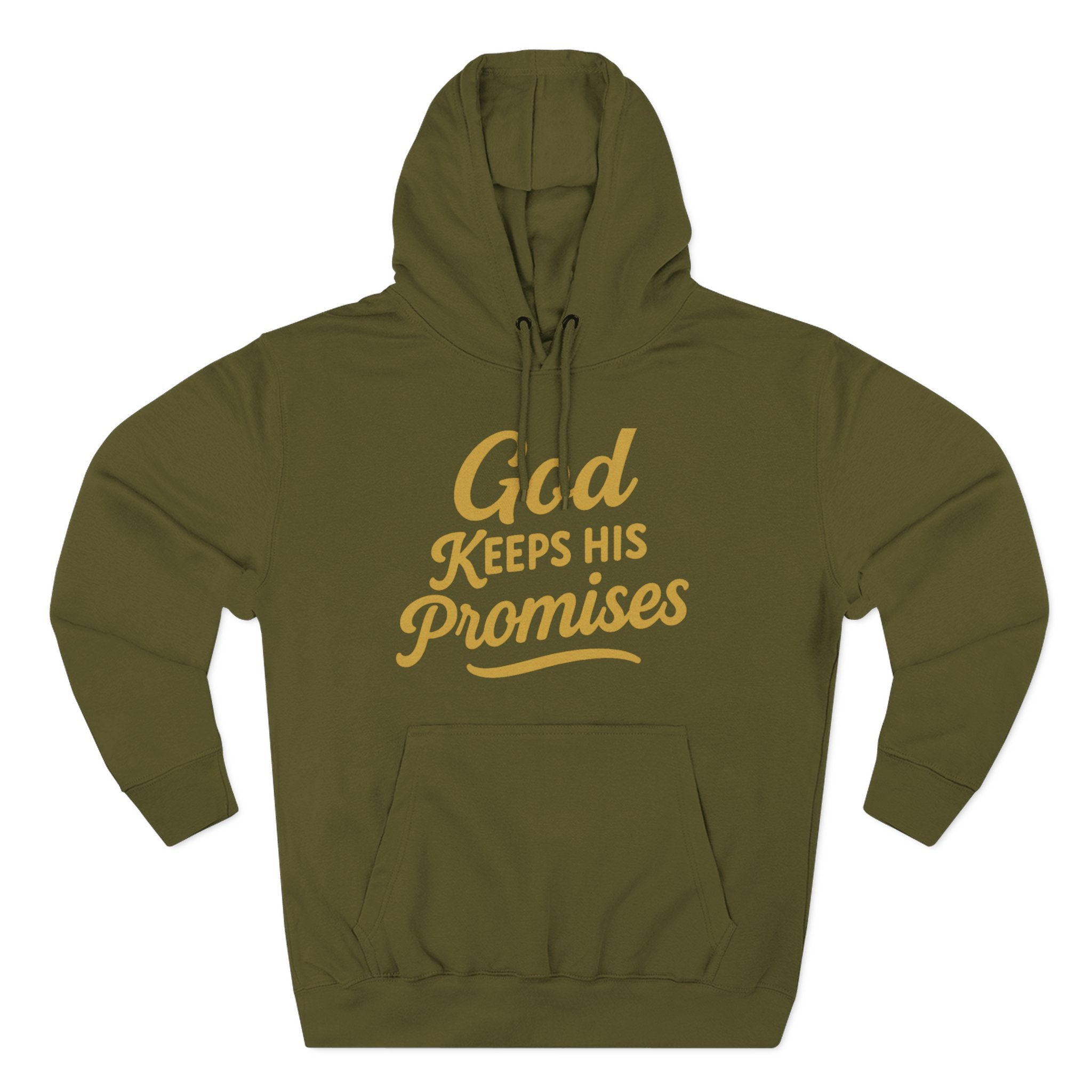 Hoodie — "God Keeps His Promises" Inspirational Christian Pullover