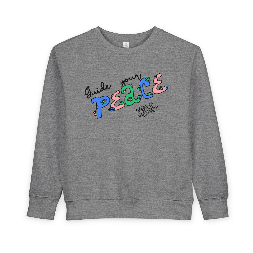 Guide My Peace Toddler Sweatshirt – Soft Cozy Affirmation Pullover (2T–7T)
