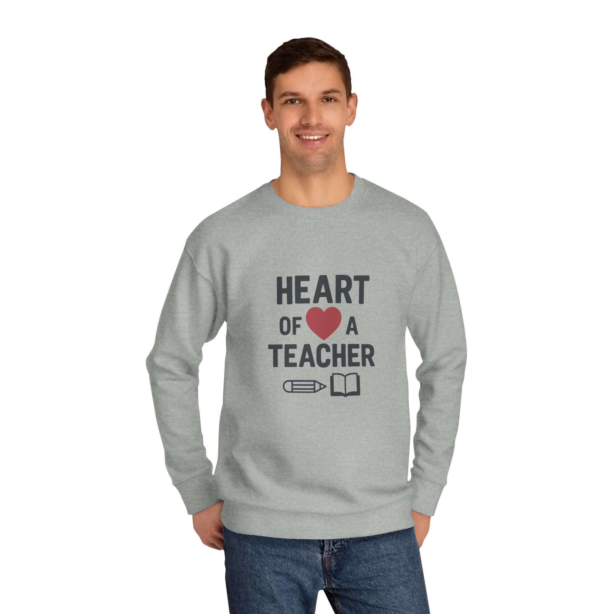 Heart of a Teacher – Inspirational Teacher Sweatshirt