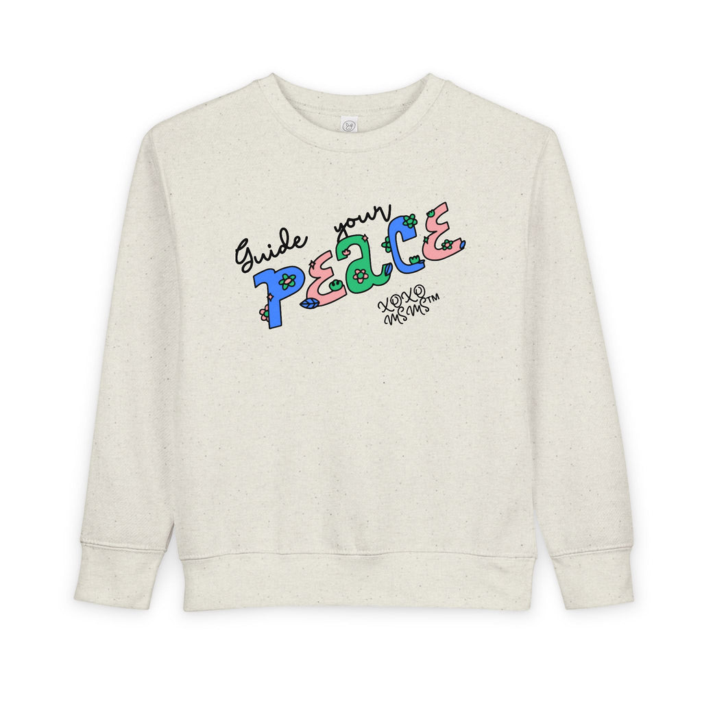 Guide My Peace Toddler Sweatshirt – Soft Cozy Affirmation Pullover (2T–7T)