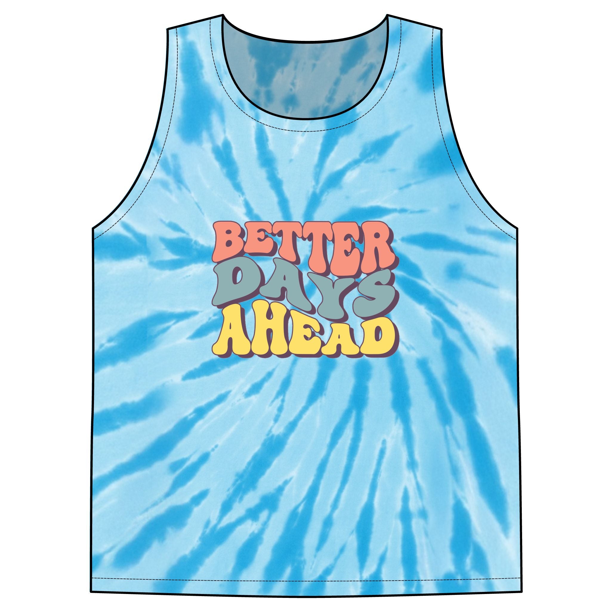 Unisex Tie-Dye Tank Top