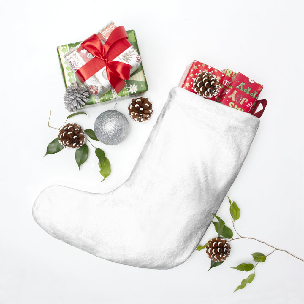 Joy to the World Santa Christmas Stocking – Festive Holiday Decor