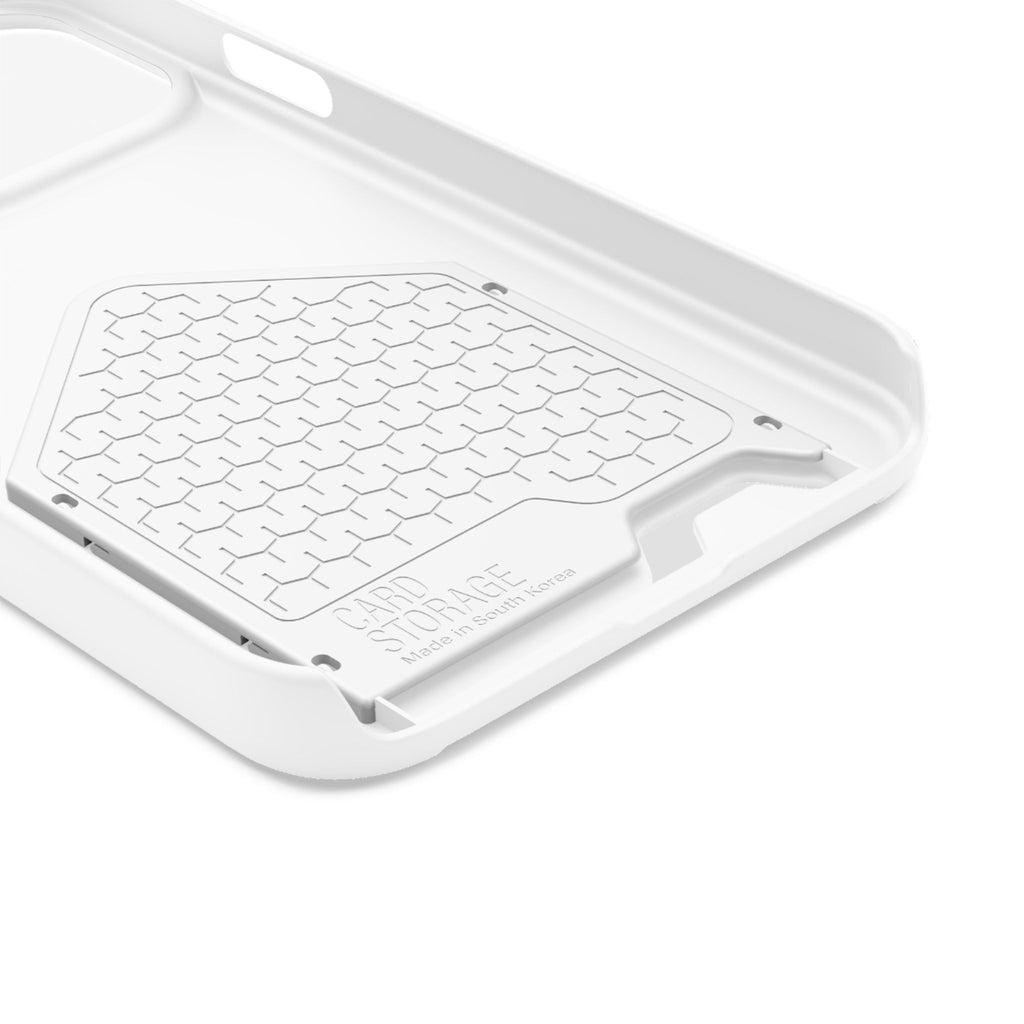 Phone Case with Card Holder — "I'm Not Perfect Just Ordinary" Motivational Wallet Case