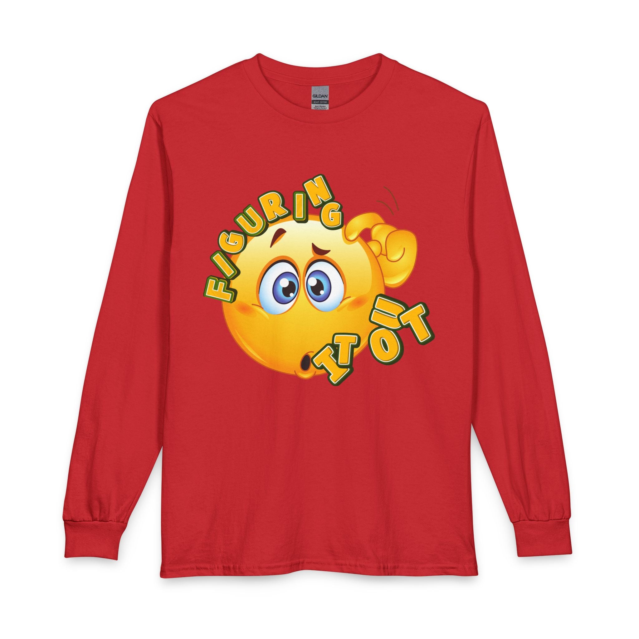 Figuring It Out Long Sleeve Graphic Tee – Unisex Casual Style