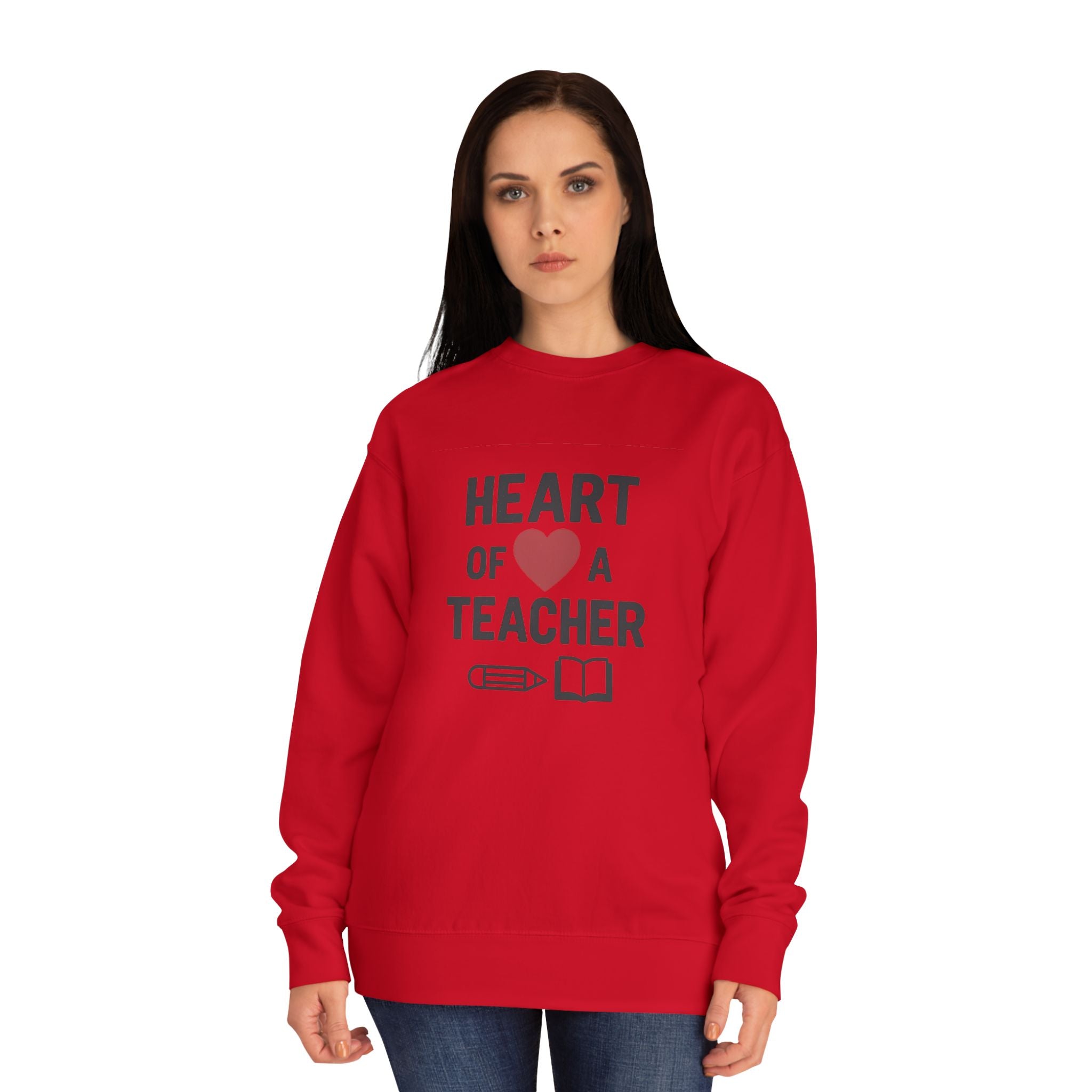 Heart of a Teacher – Inspirational Teacher Sweatshirt