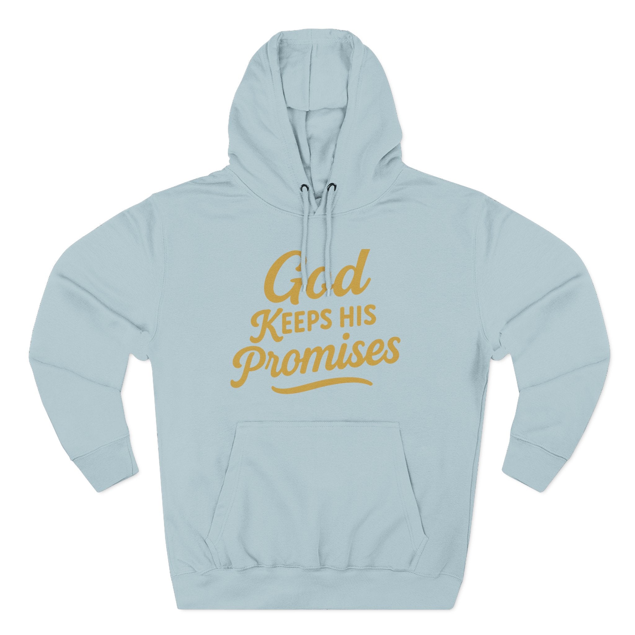 Hoodie — "God Keeps His Promises" Inspirational Christian Pullover
