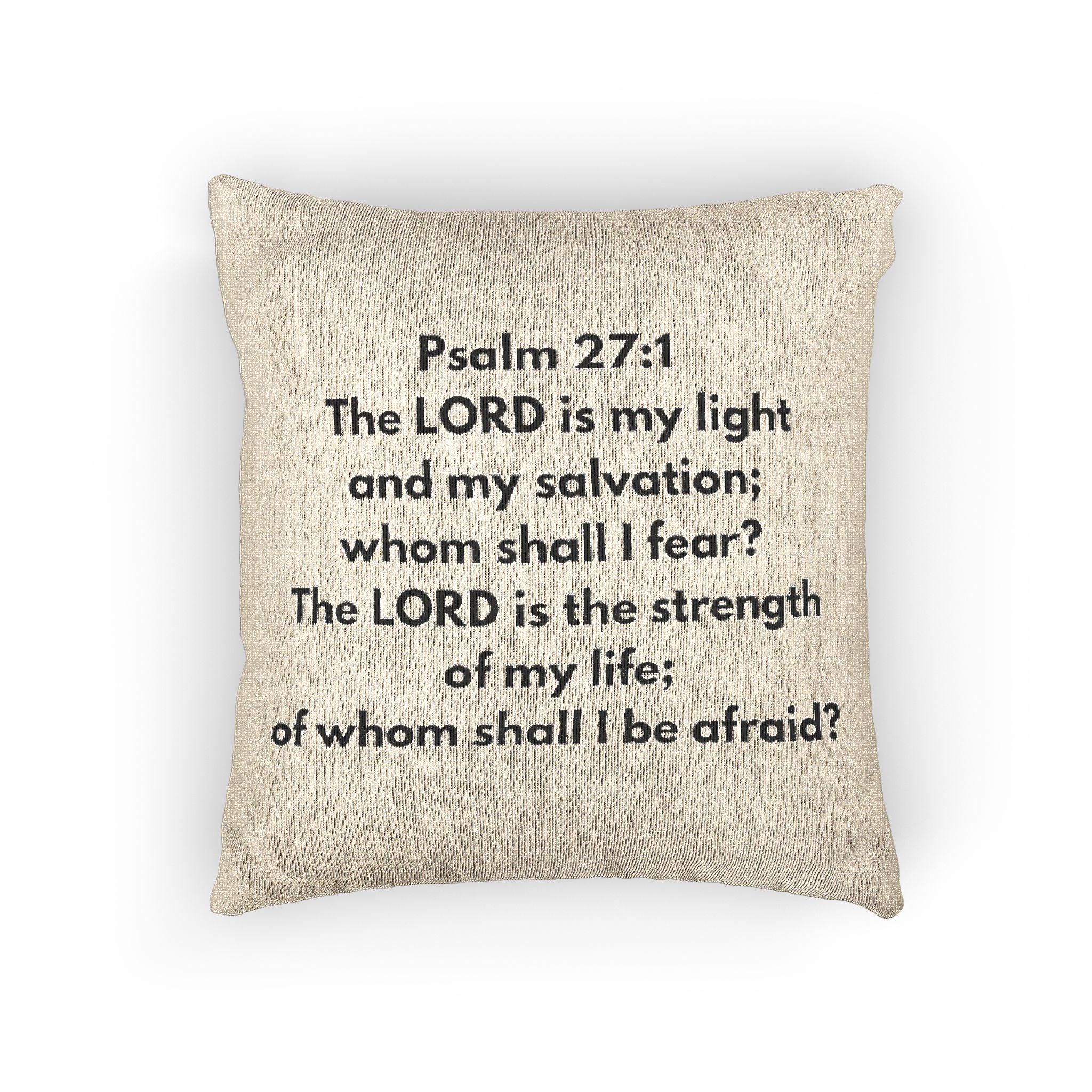 Woven Pillow- Artwork Motivational Inspires Comfort