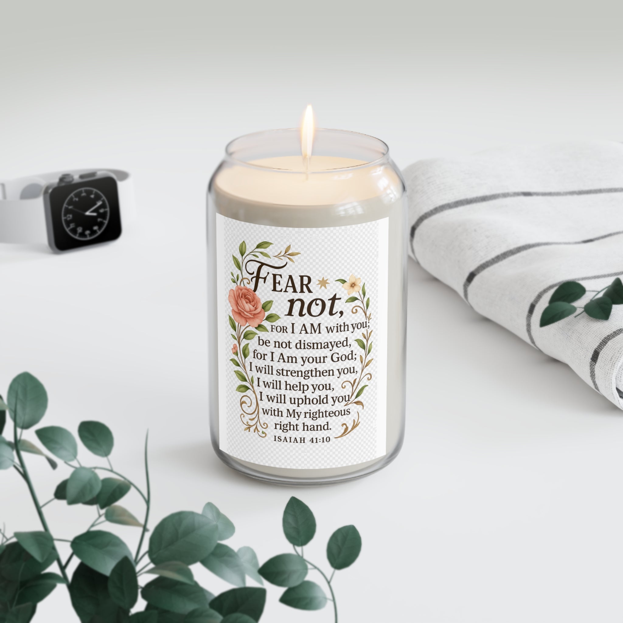 Soy Candle — "I Protect My Atmosphere" Scented 13.75oz (Funny Self-Care Gift)