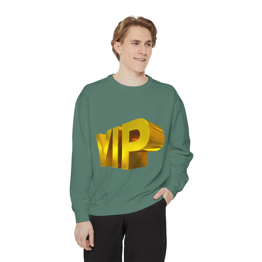 VIP Gold 3D Sweatshirt – Premium Statement Crewneck