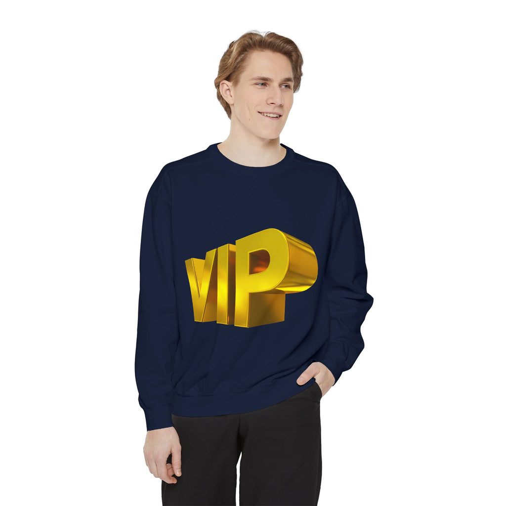 VIP Gold 3D Sweatshirt – Premium Statement Crewneck