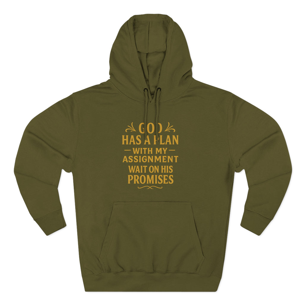 God Has A Plan Hoodie - Christian Inspirational Faith Motivational Pullover