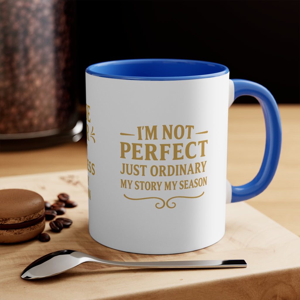Inspirational Faith Mug — "Promise Keeper, Trust the Process" Accent Coffee Cup