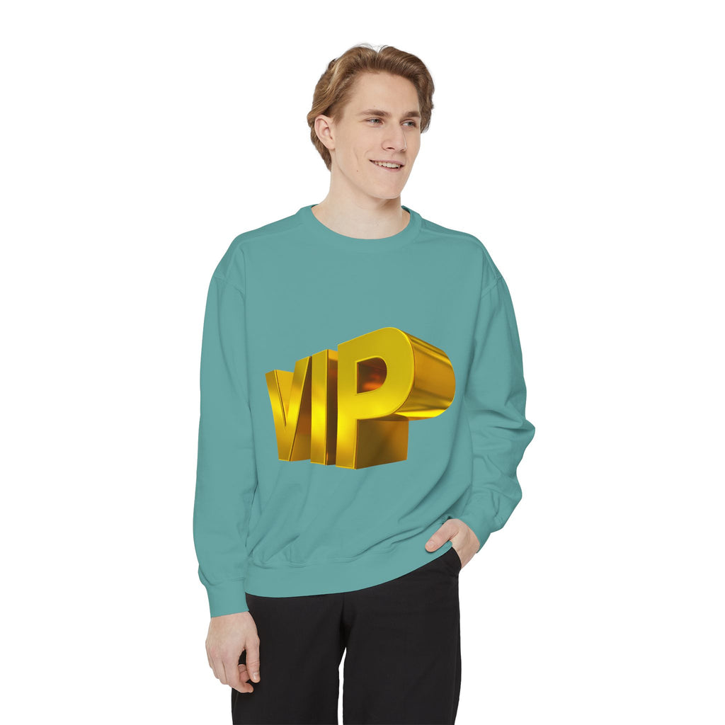 VIP Gold 3D Sweatshirt – Premium Statement Crewneck