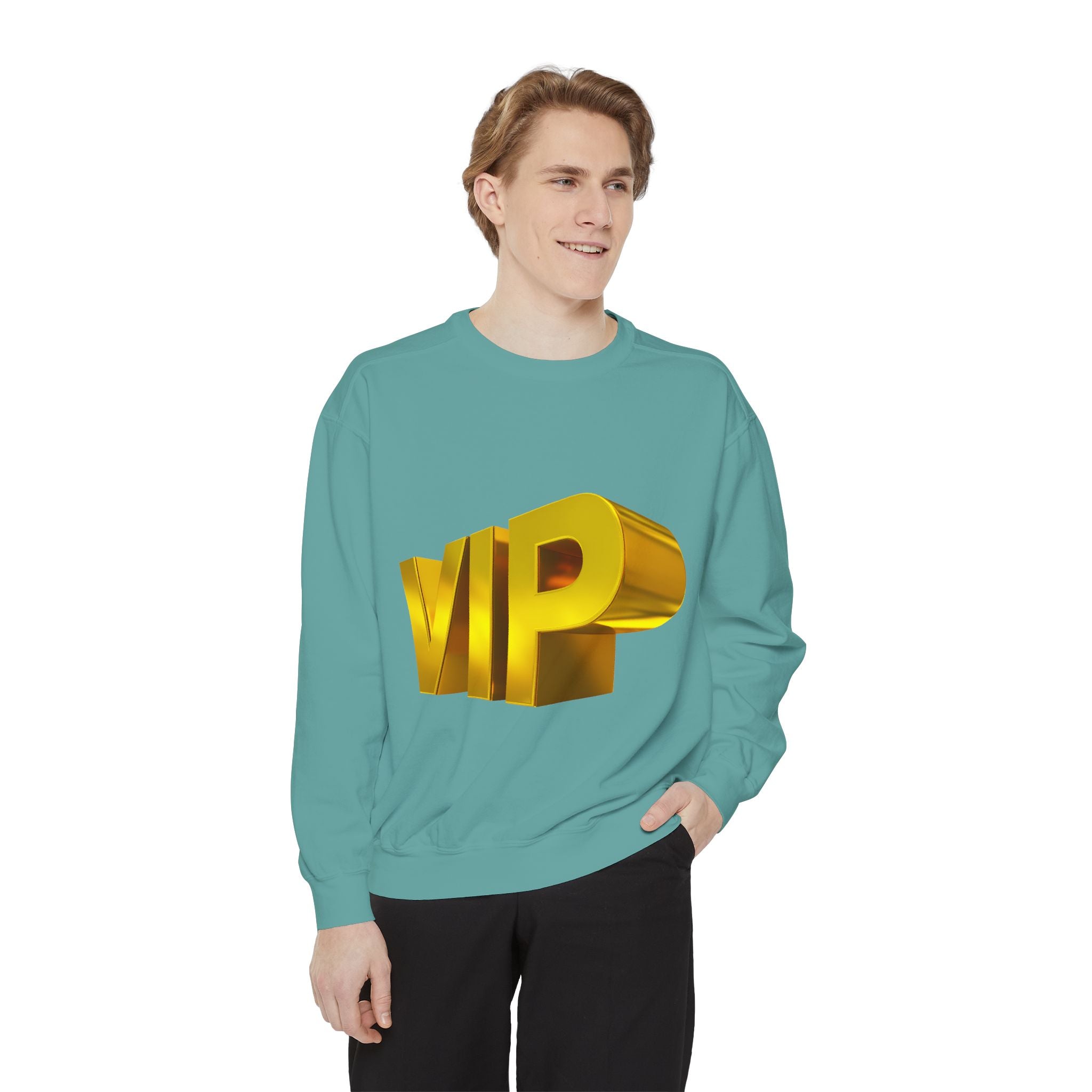 VIP Gold 3D Sweatshirt – Premium Statement Crewneck