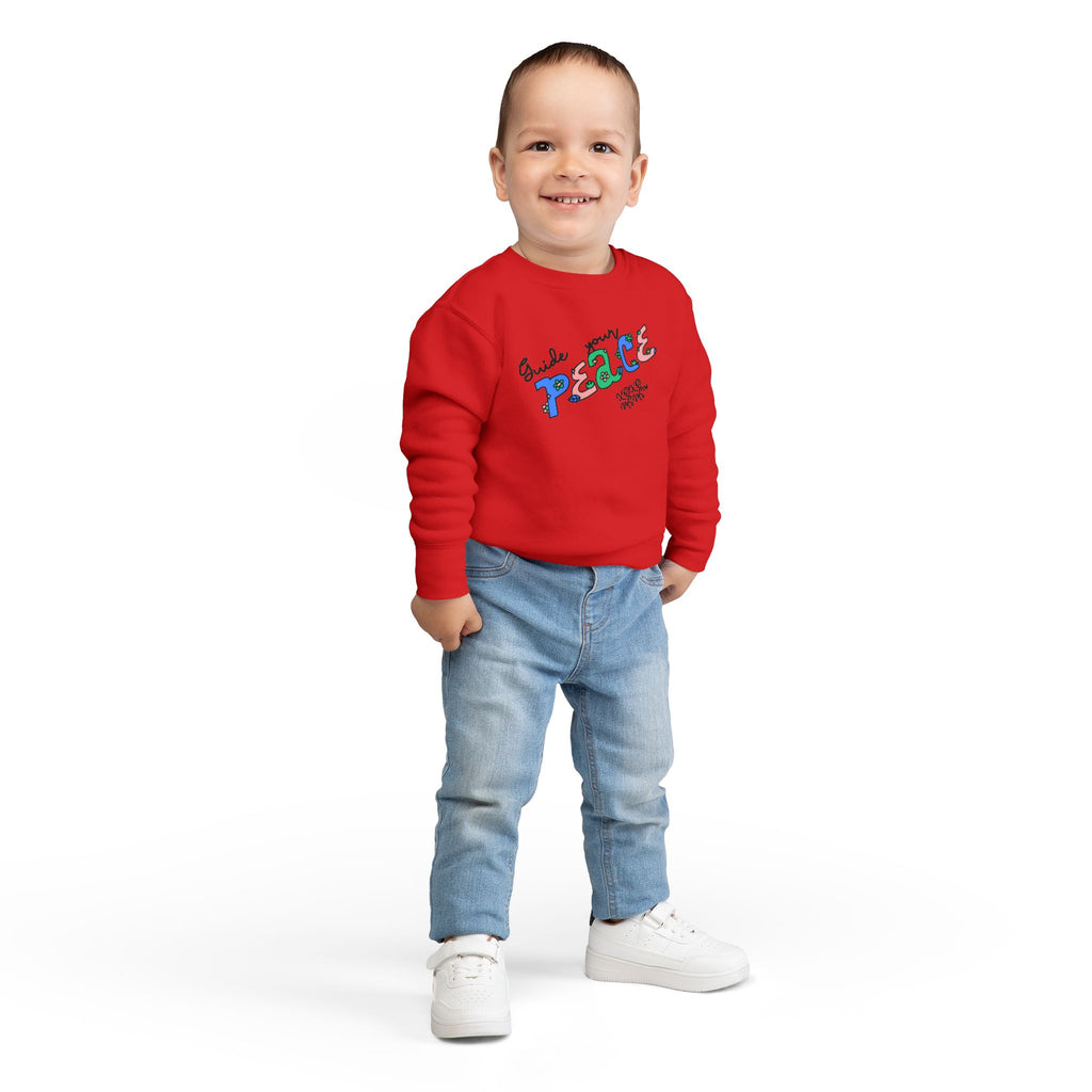 Guide My Peace Toddler Sweatshirt – Soft Cozy Affirmation Pullover (2T–7T)