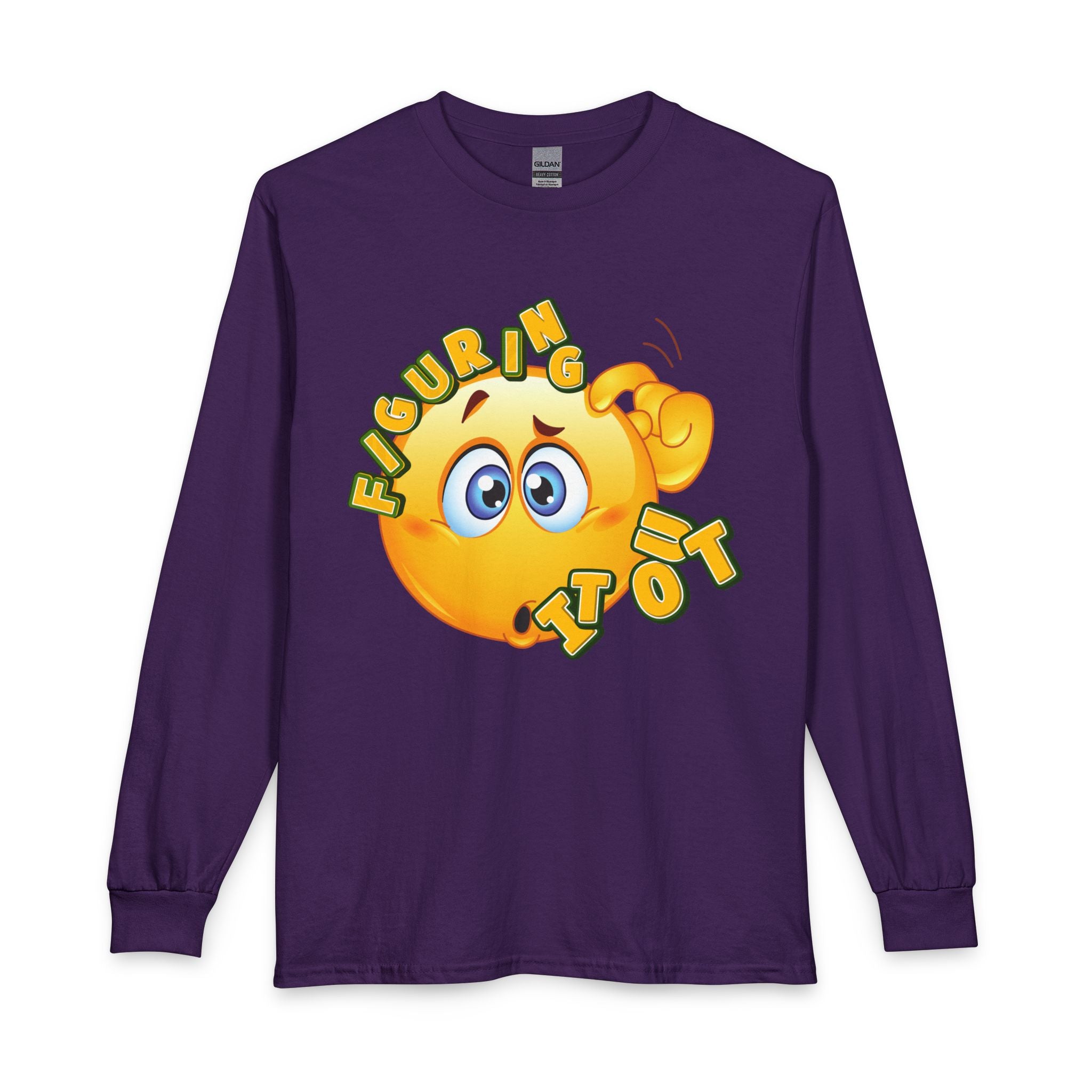 Figuring It Out Long Sleeve Graphic Tee – Unisex Casual Style
